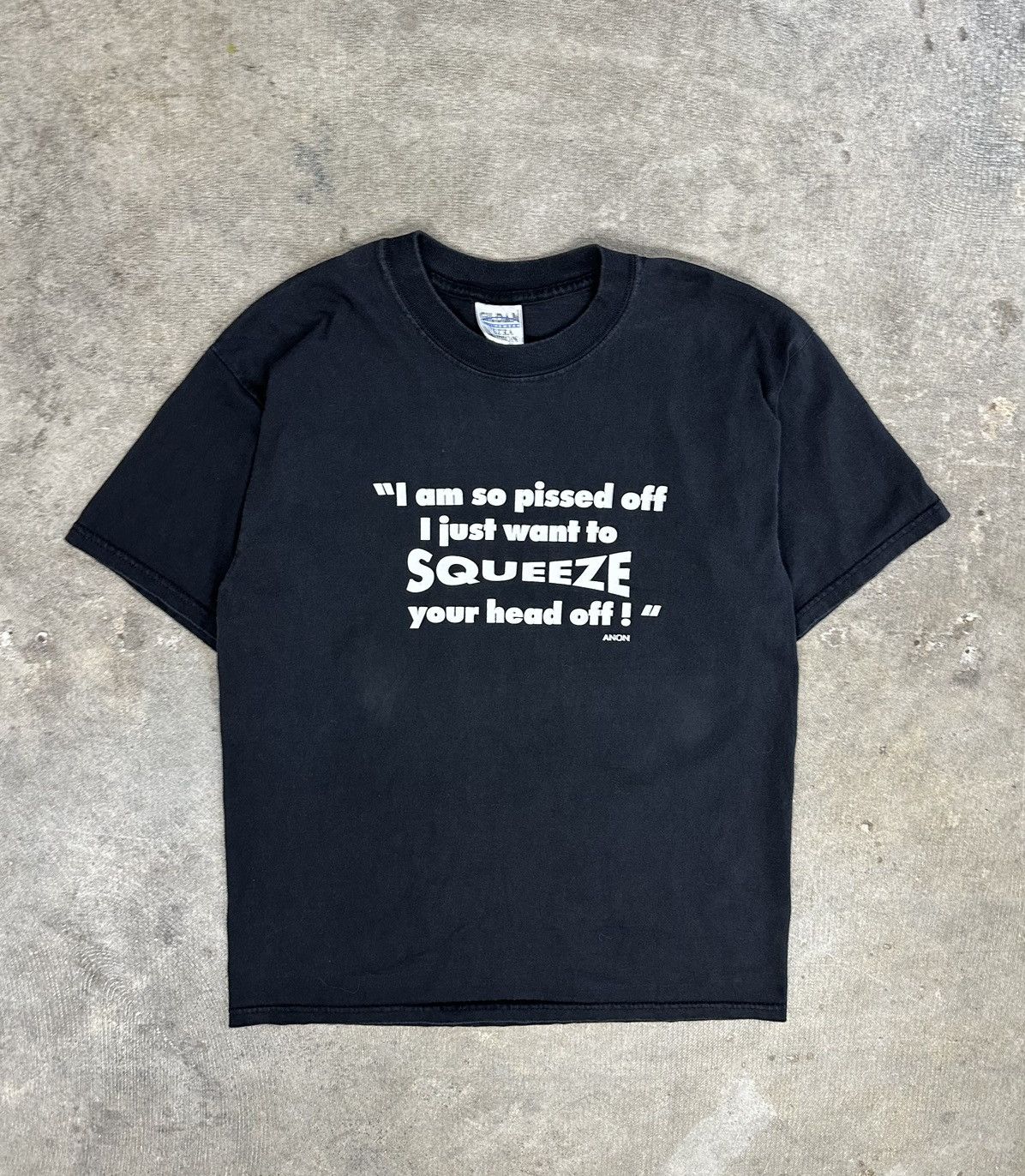 Gildan × Vintage Crazy Y2K “I’m So Pissed Off I Just Want To Squeeze” Shirt Size US L / EU 52-54 / 3 - 1 Thumbnail