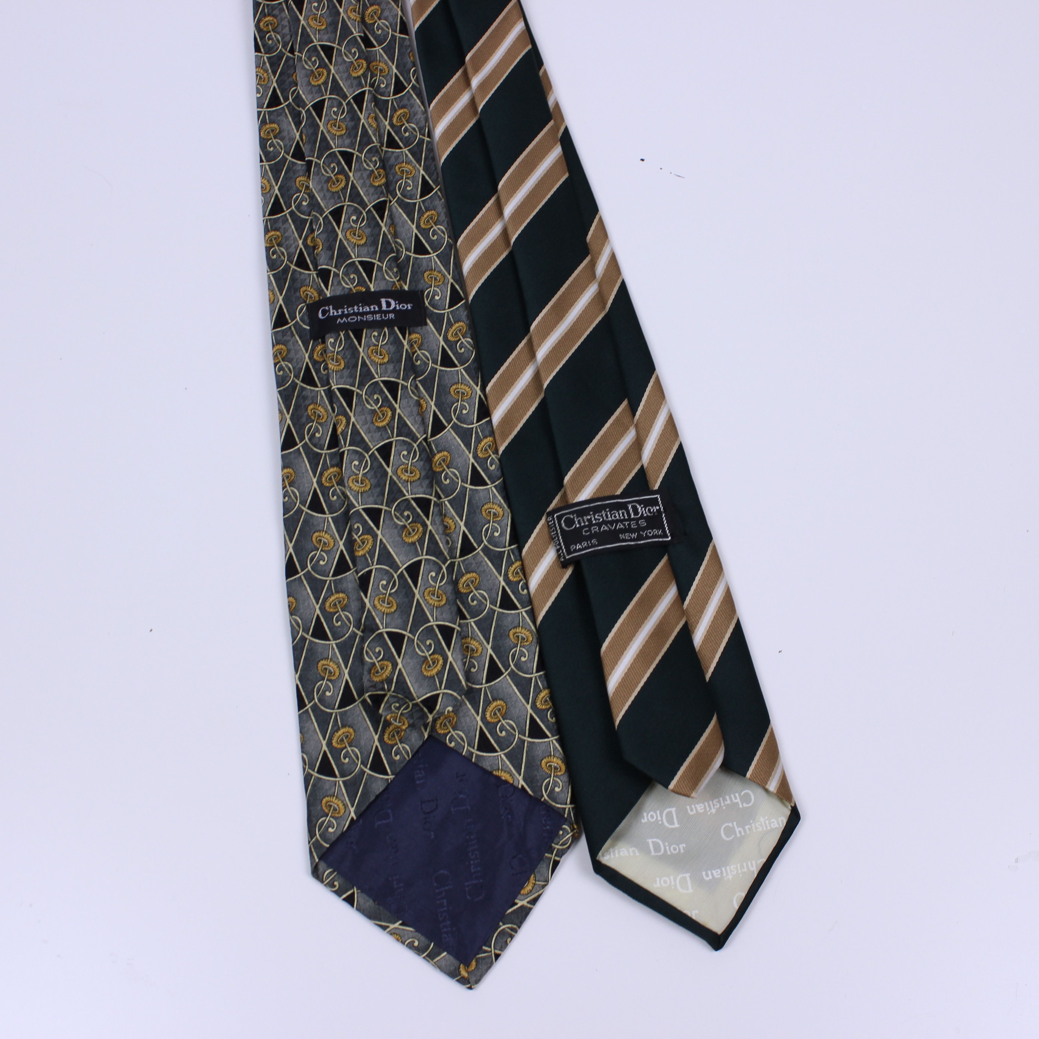 Christian Dior Monsieur 2pcs Christian Dior Monsieur tie Paris New York multi Size ONE SIZE - 7 Thumbnail