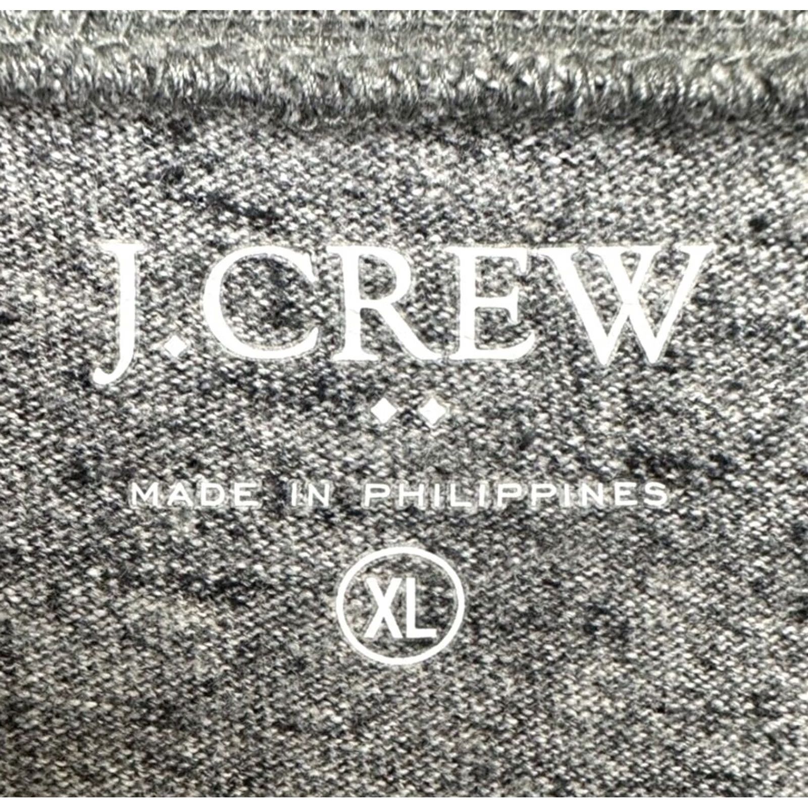 J.Crew J.CREW Pullover Sweatshirt Mens XL Grey Cotton Henley Long Sleeve Regular Fit Sweatshirt Casual Outdoor Walking Men's Size US XL / EU 56 / 4 - 6 Thumbnail