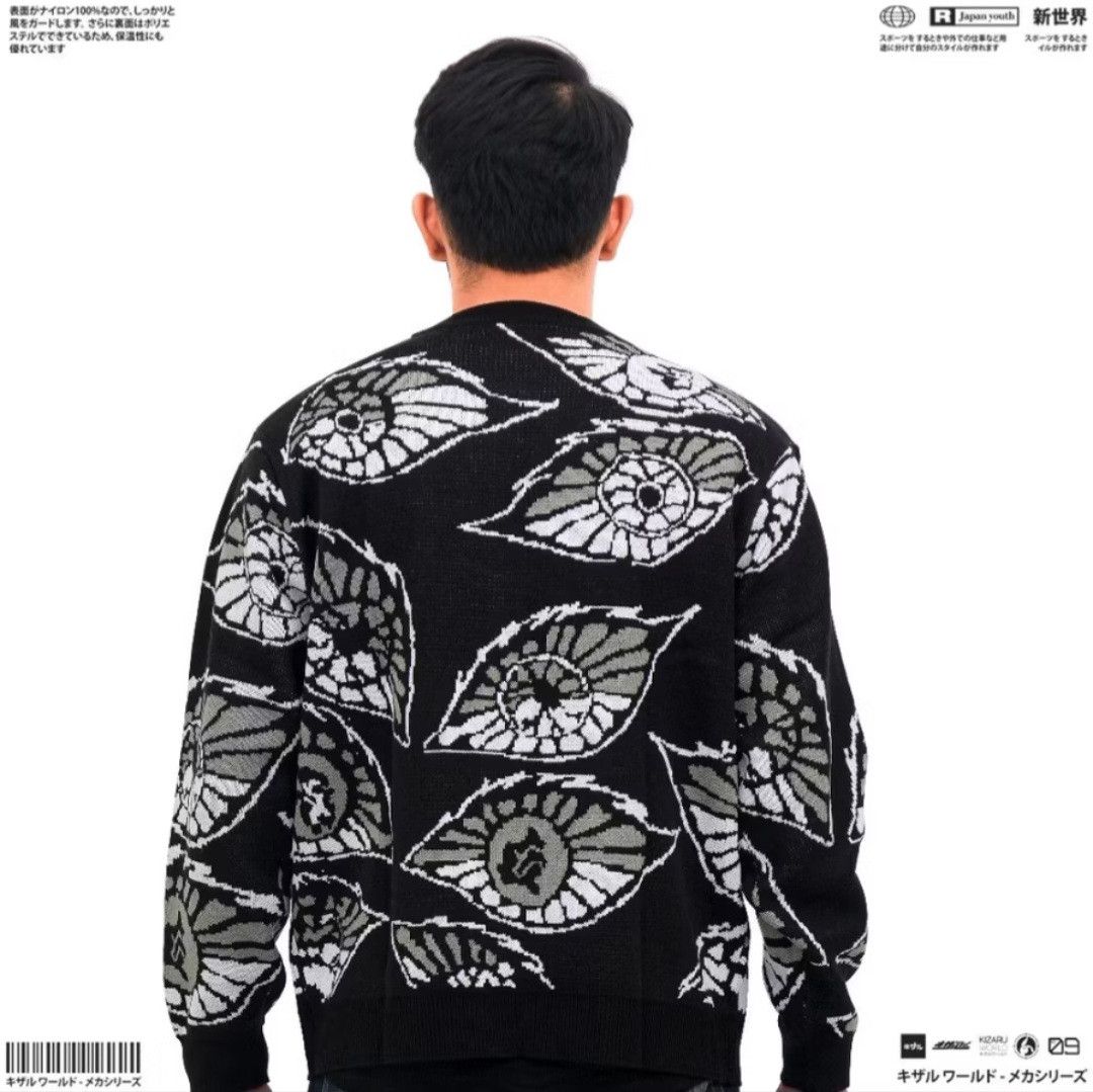 Japanese Brand Kokushibo demon slayer knitwear sweater Size US S / EU 44-46 / 1 - 6 Thumbnail