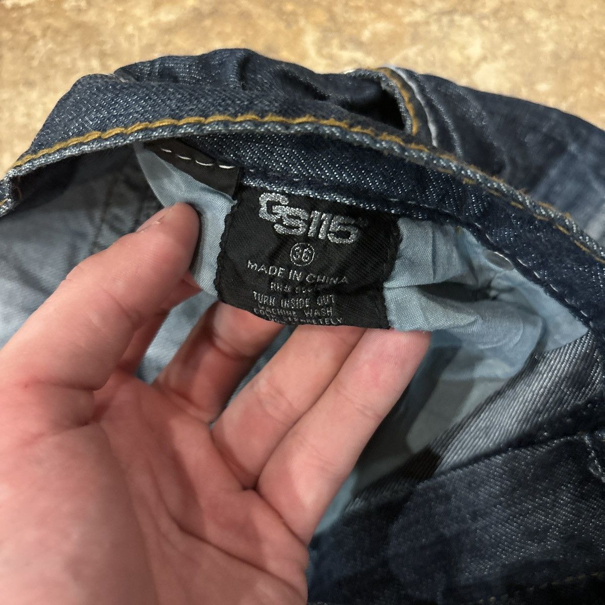 Japanese Brand × Vintage Y2K Faded Mens Jeans Size US 36 / EU 52 - 6 Thumbnail