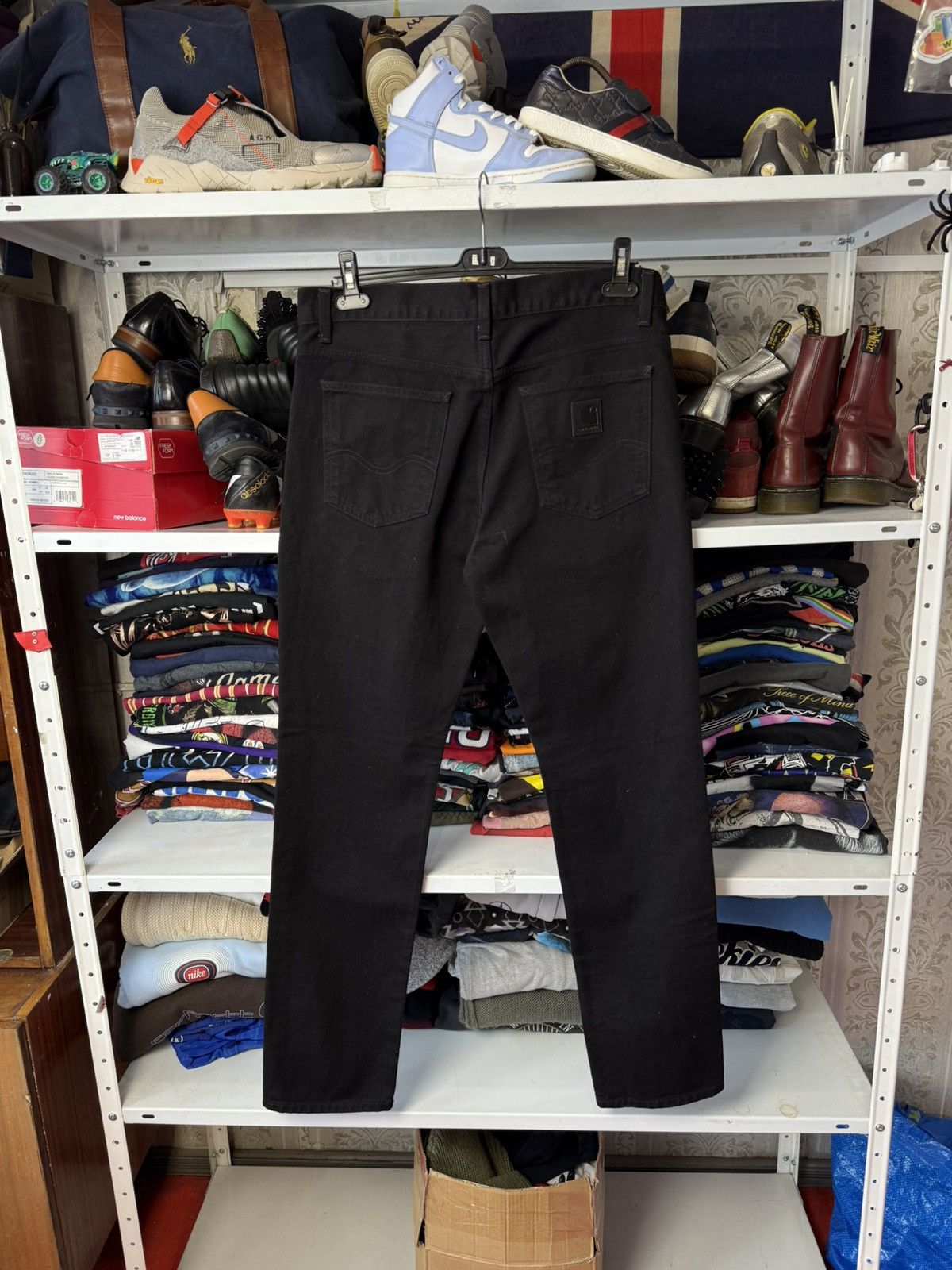 Carhartt Vintage Carhartt Wip Black Jeans Cargo Y2K Size US 34 / EU 50 - 20 Thumbnail