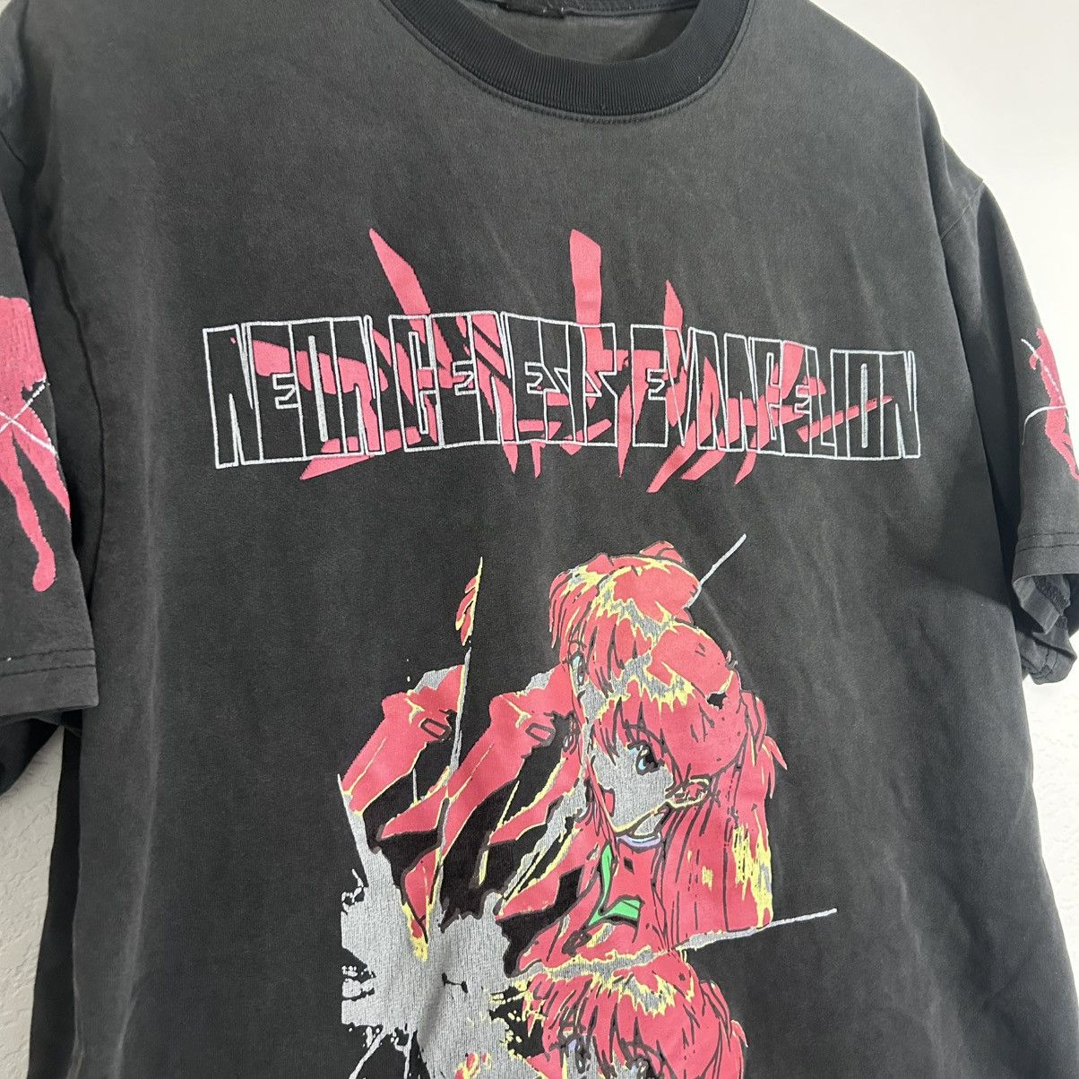 Anime × Vintage Neon Genesis Evangelion Anime limited tee tshirt Size US L / EU 52-54 / 3 - 4 Thumbnail