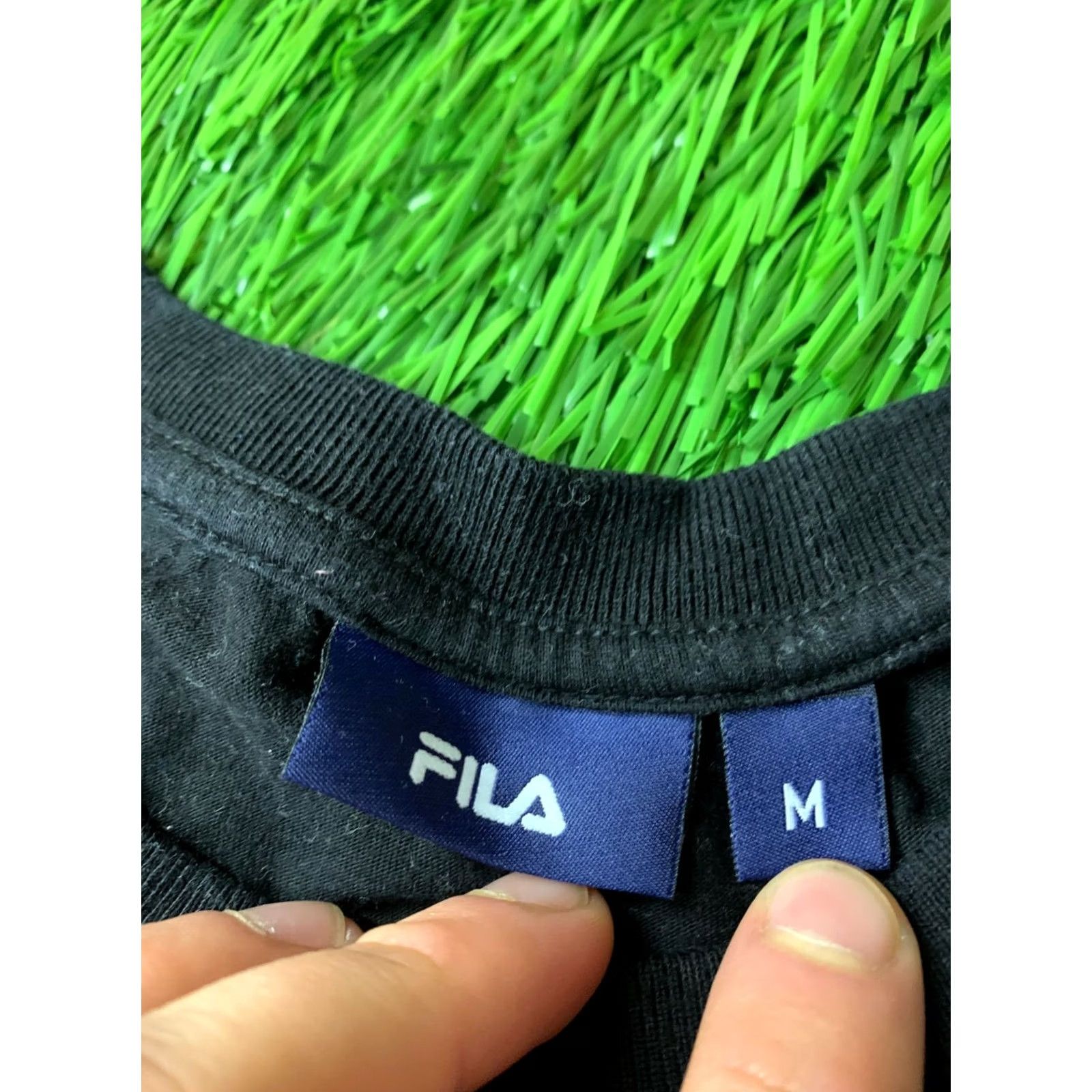 Fila FILA Shirt Mens T-Shirt Jersey Black Medium Size US M / EU 48-50 / 2 - 6 Thumbnail