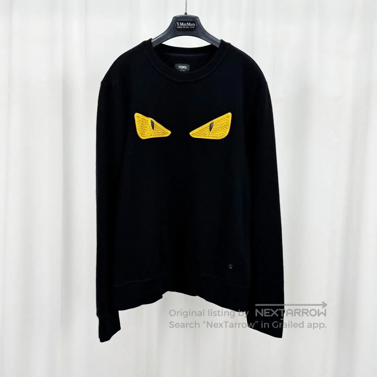 Fendi fendi monster rubber studded wool sweatshirt. Size US L / EU 52-54 / 3 - 1 Thumbnail