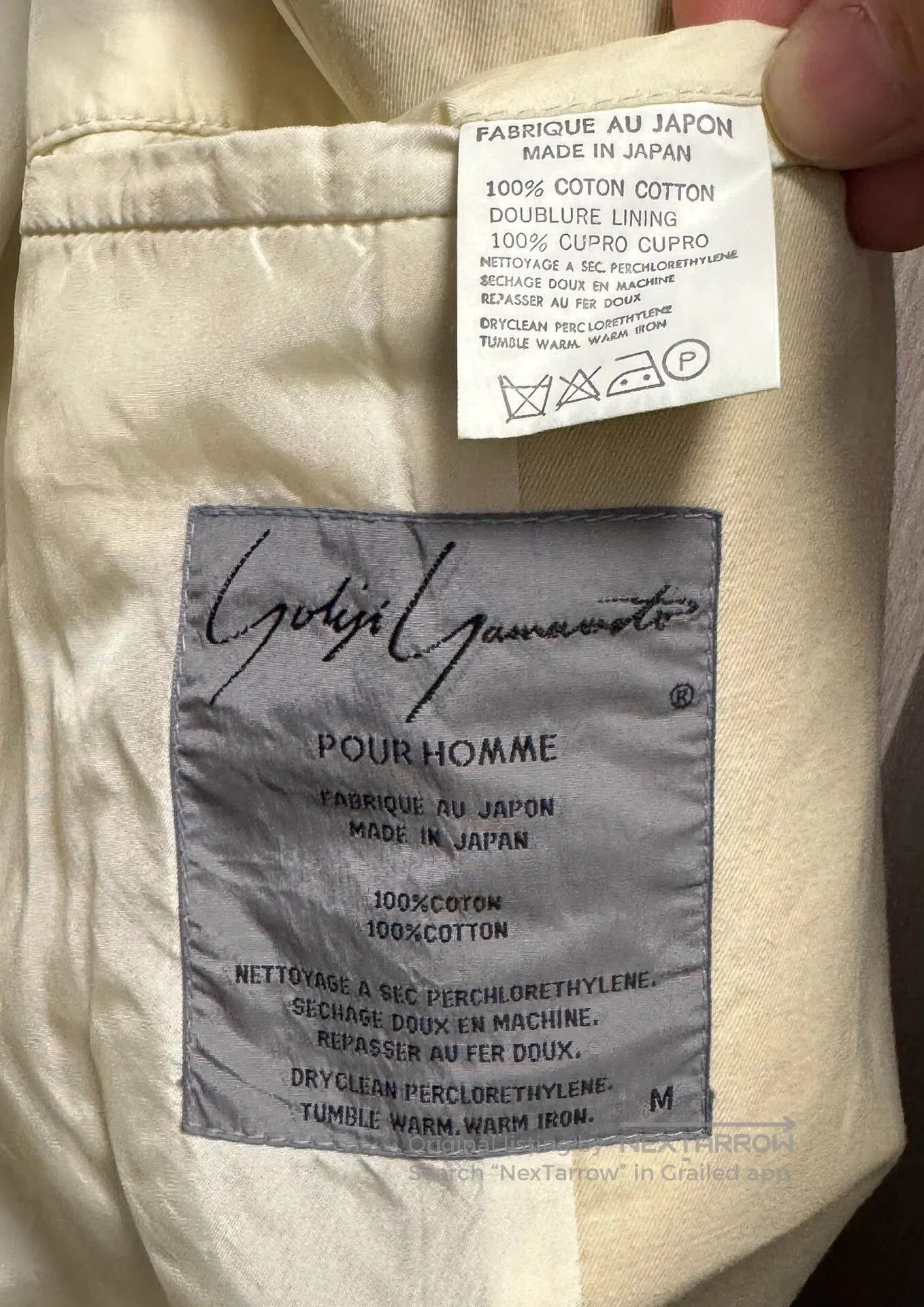 Yohji Yamamoto Yohji Yamamoto 1988 Spring Summer Suit. Size US M / EU 48-50 / 2 - 7 Thumbnail
