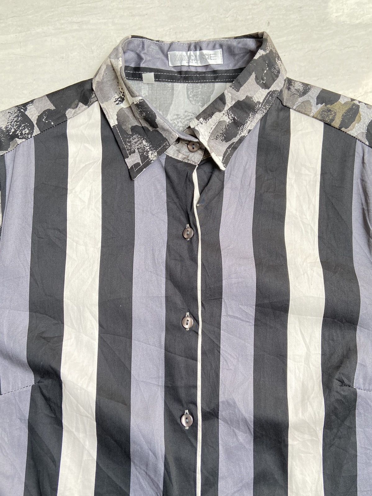 Designer × Japanese Brand NARA CAMICIE Patterned Shirt Size US XS / EU 42 / 0 - 4 Thumbnail