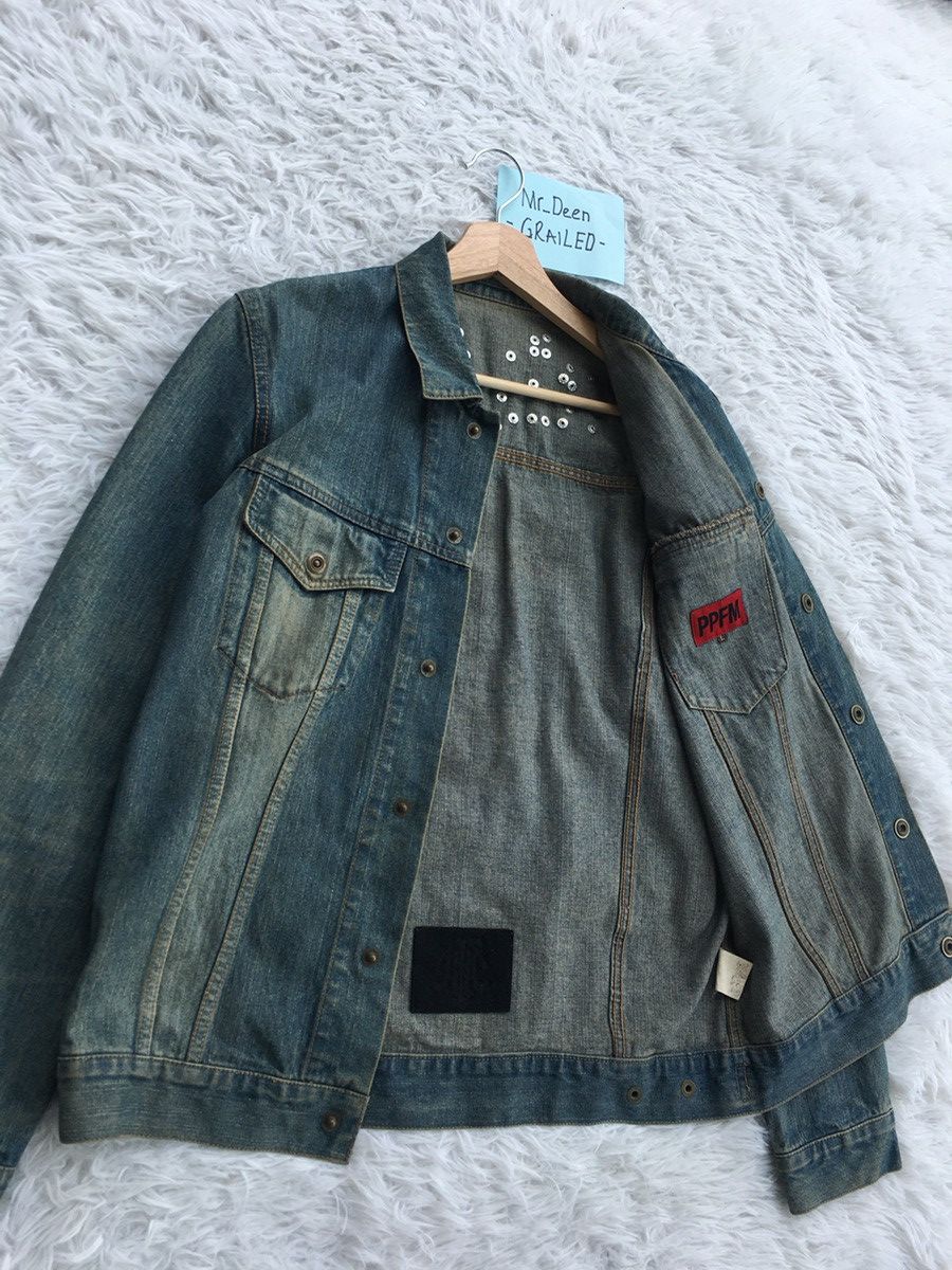 Japanese Brand Rare Vintage PPFM Denim Jacket Size US L / EU 52-54 / 3 - 17 Thumbnail