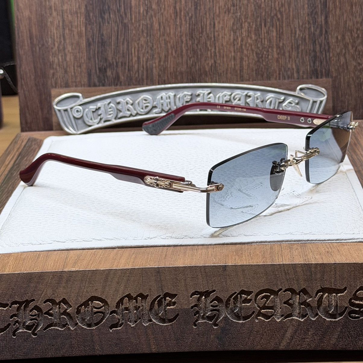 Chrome Hearts Chrome Hearts DEEP II Sunglasses Size ONE SIZE - 7 Thumbnail