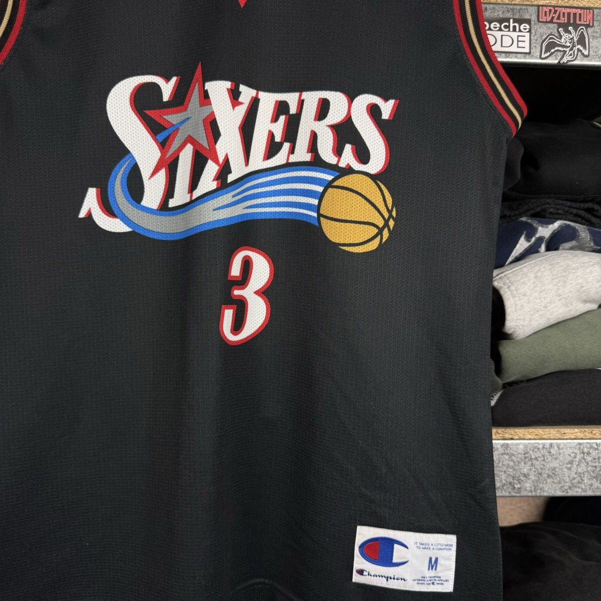 Champion × NBA × Vintage PHILADELPHIA 76ERS SIXERS JERSEY NBA # 3 ALLEN IVERSON Size US M / EU 48-50 / 2 - 4 Thumbnail