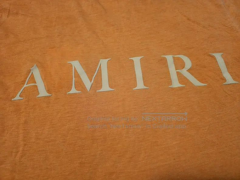 Amiri Amiri Size S Washed orange t-shirt Size US S / EU 44-46 / 1 - 5 Thumbnail