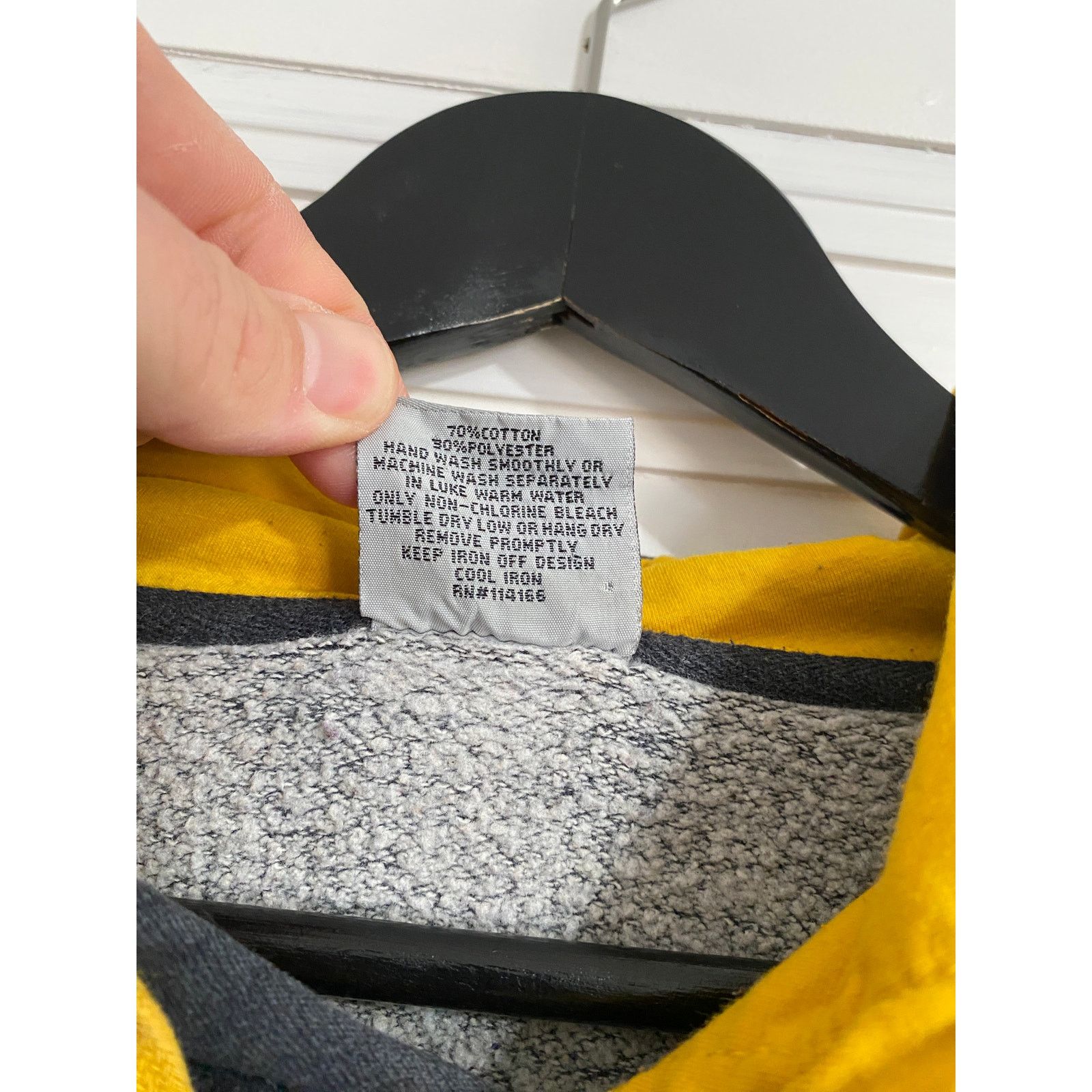 NCAA University of Iowa Hawkeyes Stitched Hoodie Sweatshirt Sz L Size US L / EU 52-54 / 3 - 5 Thumbnail