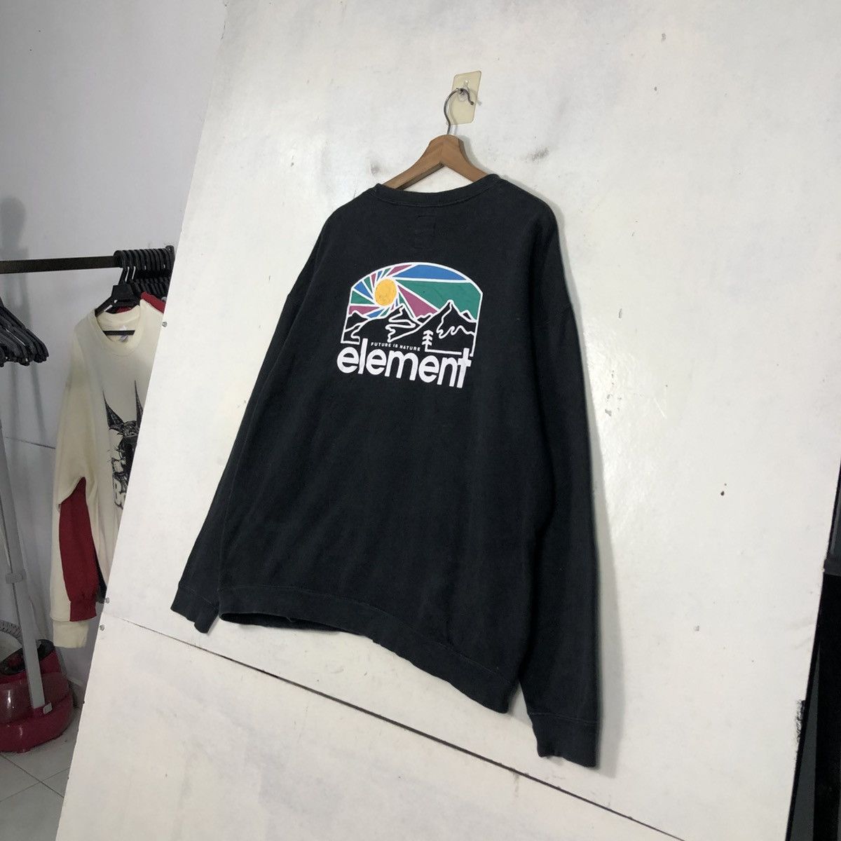 Japanese Brand 📌Vintage Sweatshirt Crewneck Element Big Logo Size US L / EU 52-54 / 3 - 12 Thumbnail