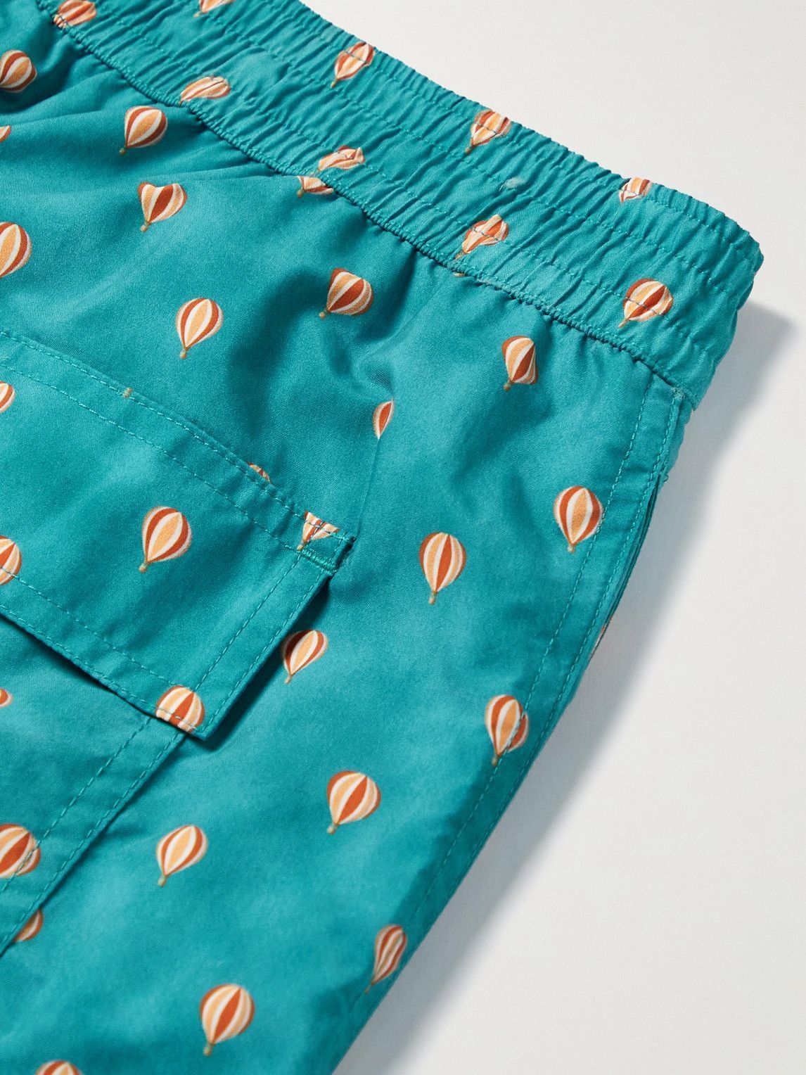 Loro Piana o1srvl11e1024 Bay Swim Short in Mint Blue Size US 32 / EU 48 - 4 Thumbnail