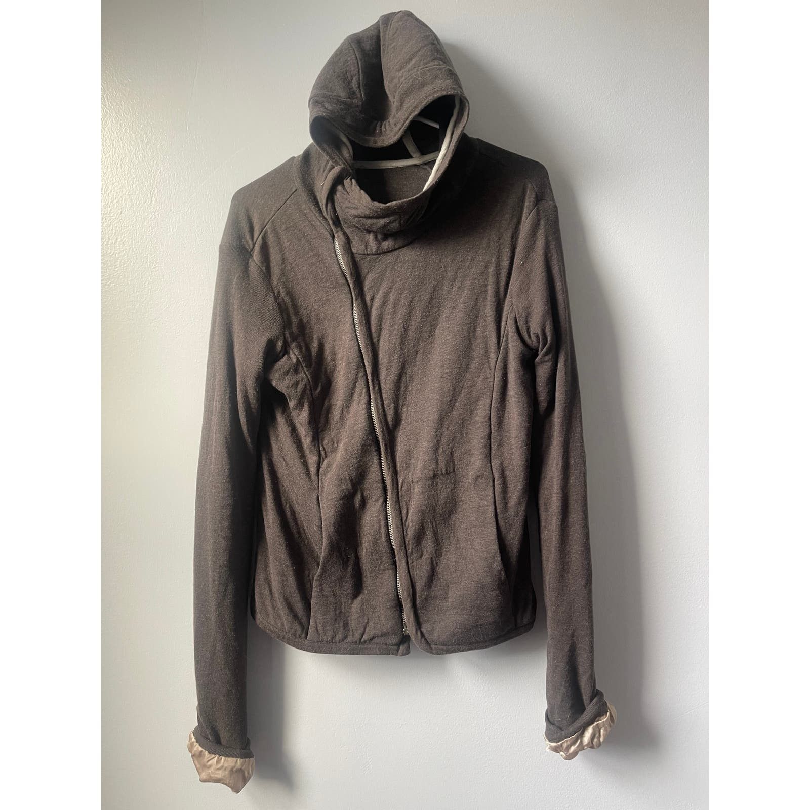 Image of Rick Owens Lilies X Olmar And Mirta Viscose Wool Jacket in Brown, Men's (Size Small)