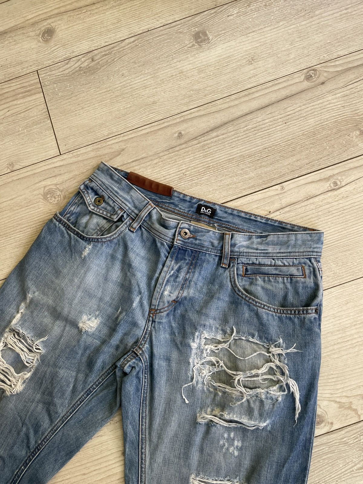 Dolce & Gabbana Dolce & Gabbana Distressed Jeans Size US 33 - 9 Thumbnail
