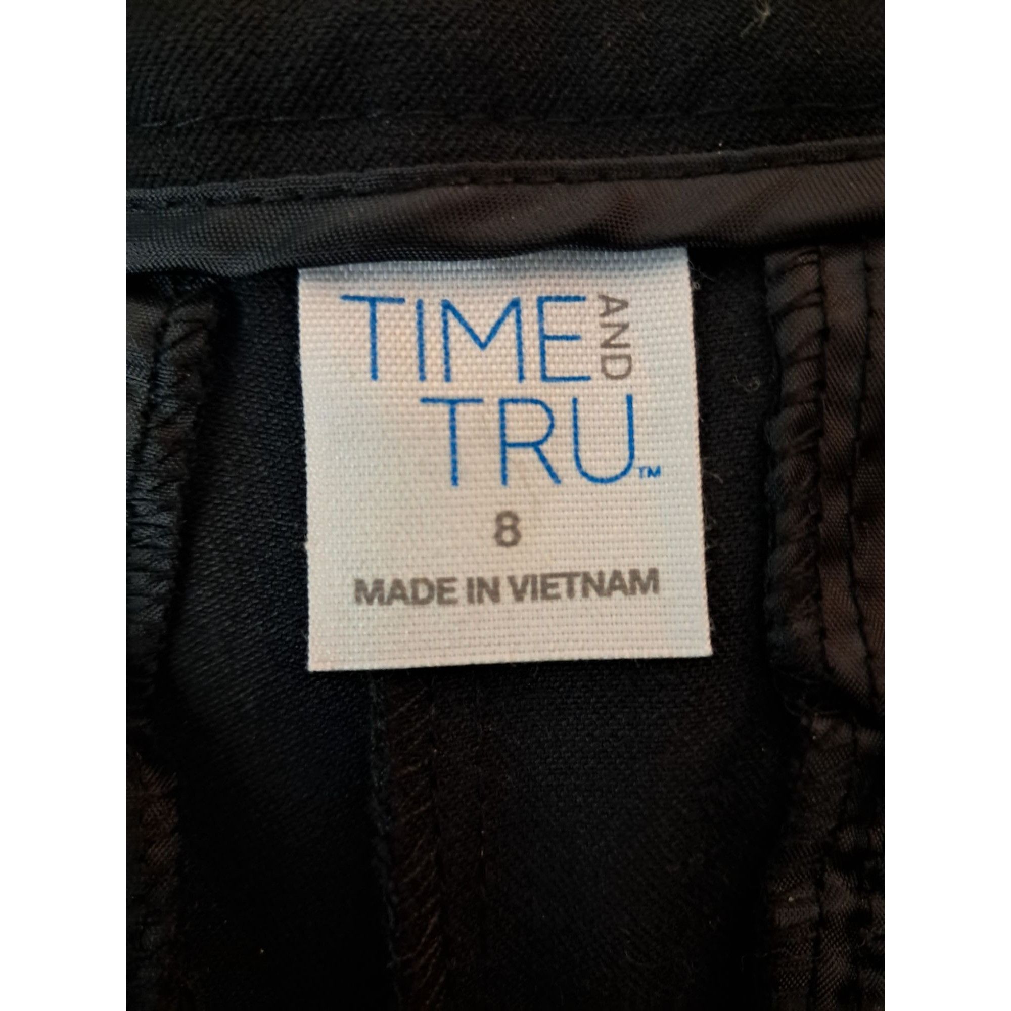 Other Time and True Women's Black Skinny Four-Way Stretch Pants Si Size 30" / US 8 / IT 44 - 5 Thumbnail