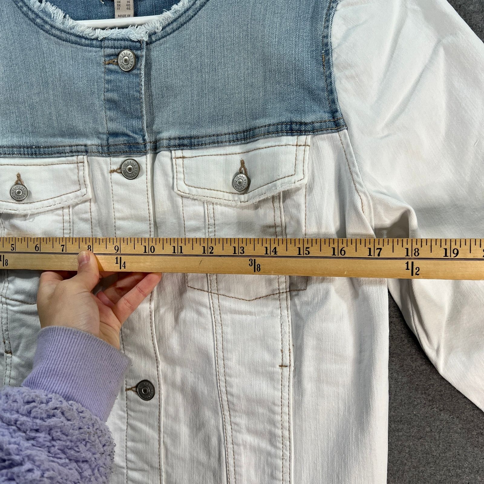 Other LOGO by Lori Goldstein Jeans Jacket Womens Size L / US 10 / IT 46 - 7 Thumbnail