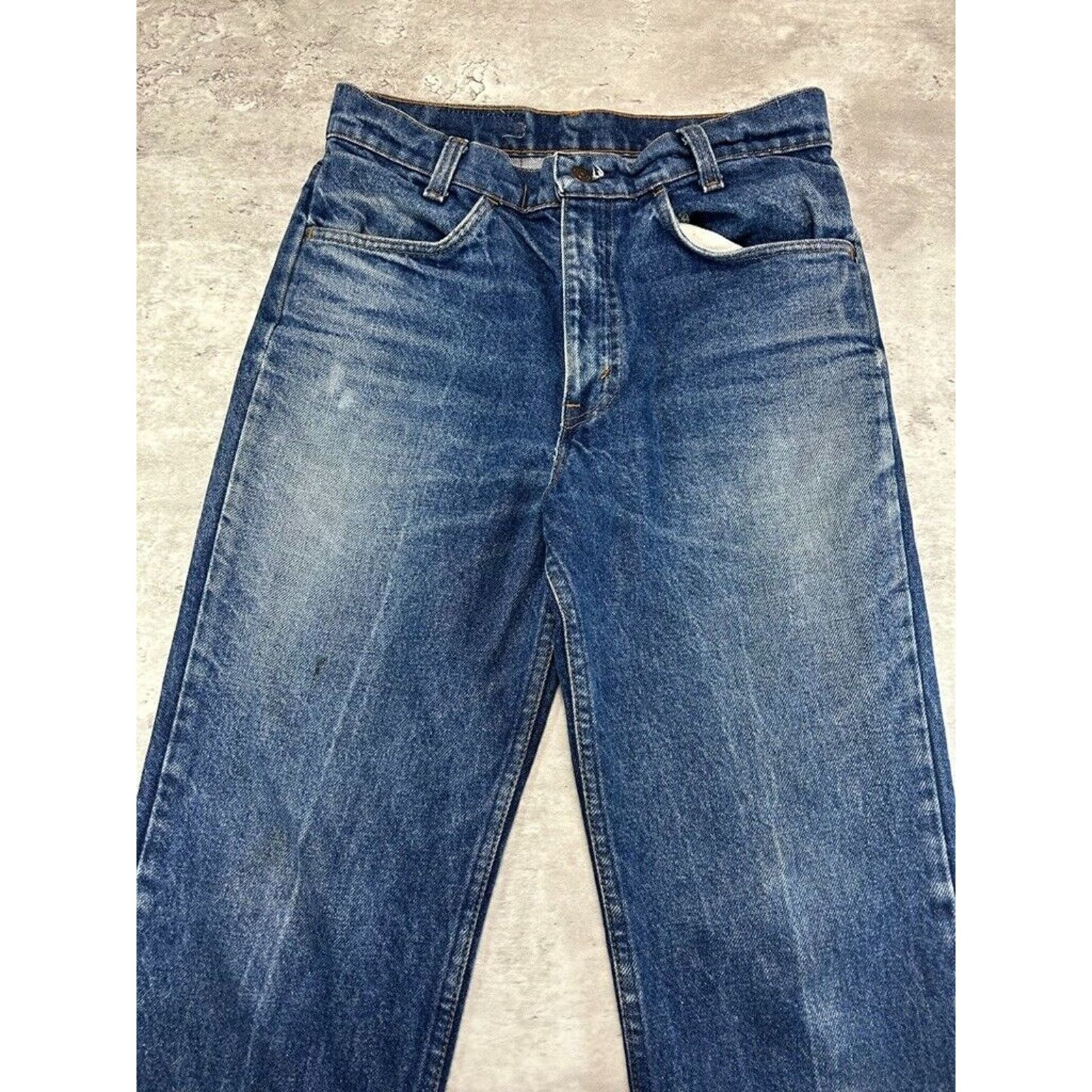 Levi's Vintage 80s/90s Levis Orange Tab Dark Wash Denim Pants Sz 29 Size US 29 - 4 Thumbnail