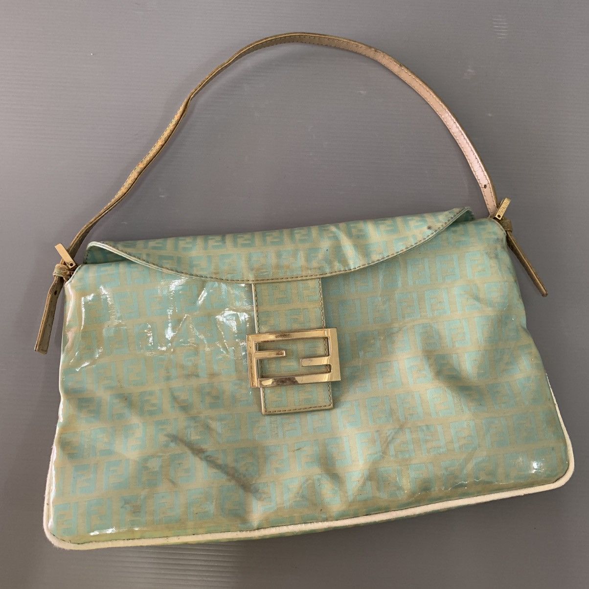 Fendi Fendi Zucchino Baguette Bag Size ONE SIZE - 4 Thumbnail