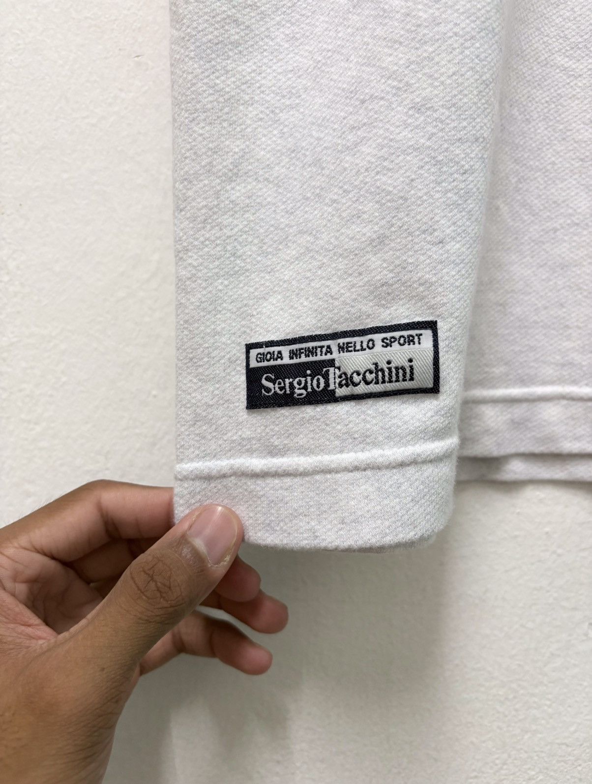 Sergio Tacchini Vintage 90's Sergio Tacchini Italy / Casual Golf Polo Shirt Size US M / EU 48-50 / 2 - 5 Thumbnail