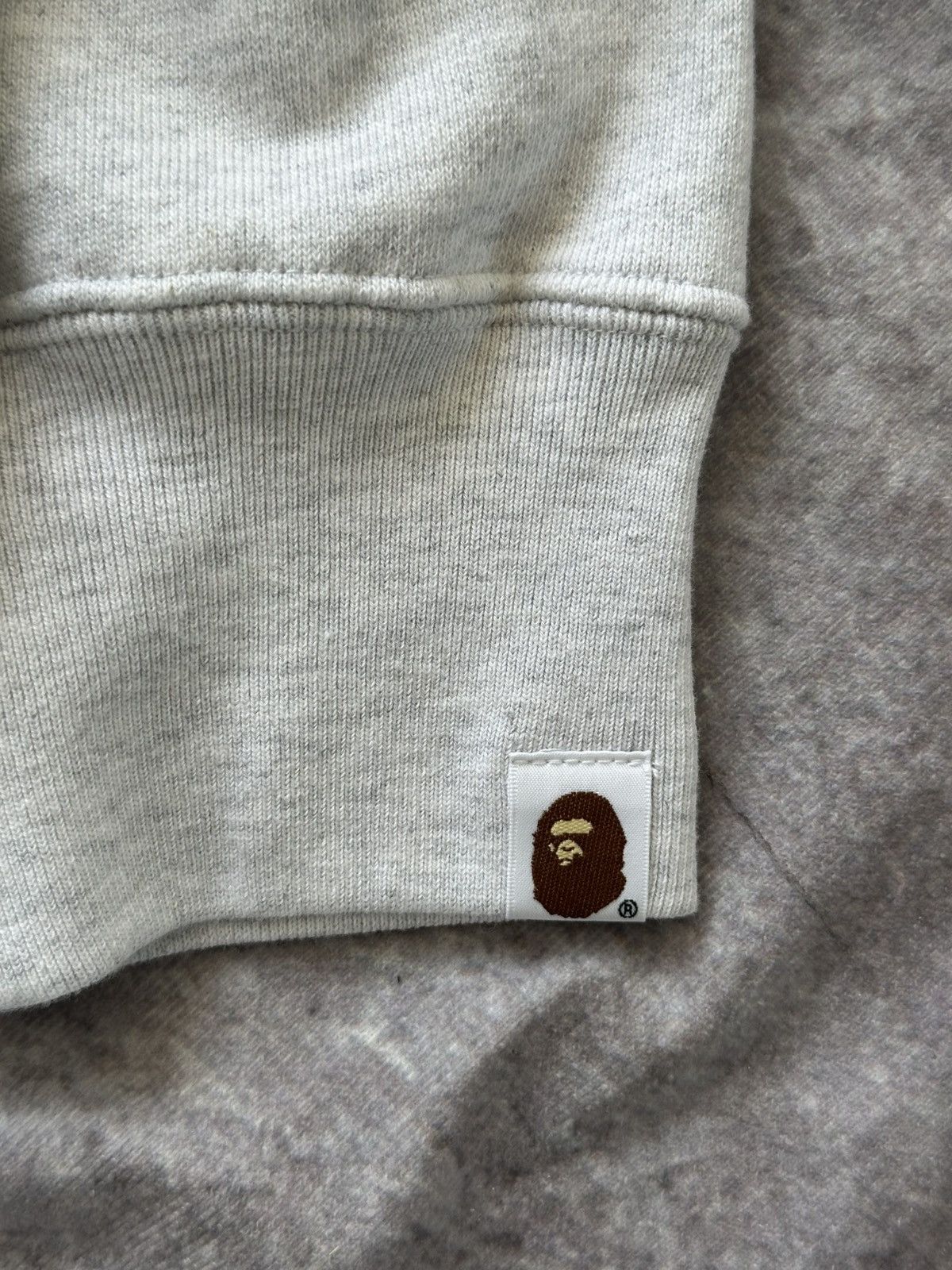 Bape Bape Embroidery Loose Fit Hoodie Gray Size US M / EU 48-50 / 2 - 10 Thumbnail
