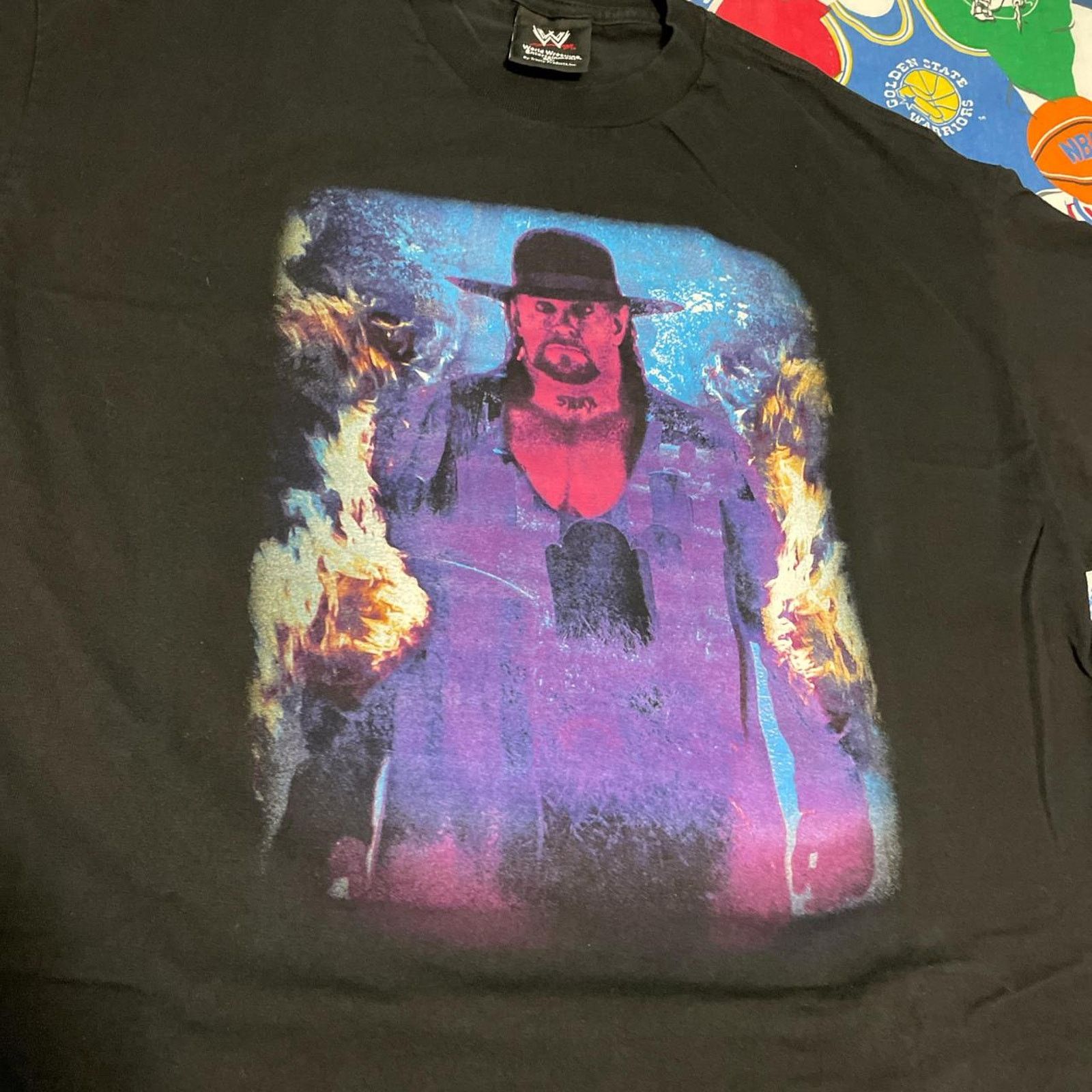 Vintage × WWE Y2K 2005 WWE The Undertaker Wrestling Tombstone Deadman Tee Size US XL / EU 56 / 4 - 3 Thumbnail