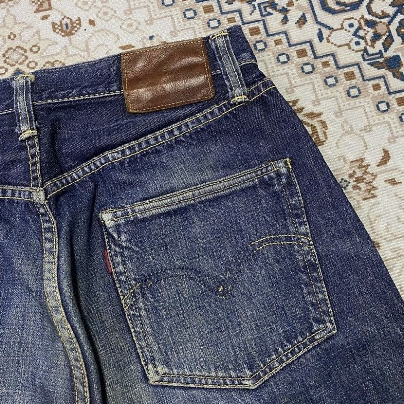 Japanese Brand Vintage japanese denim button fly selvedge jeans Size US 29 - 6 Thumbnail