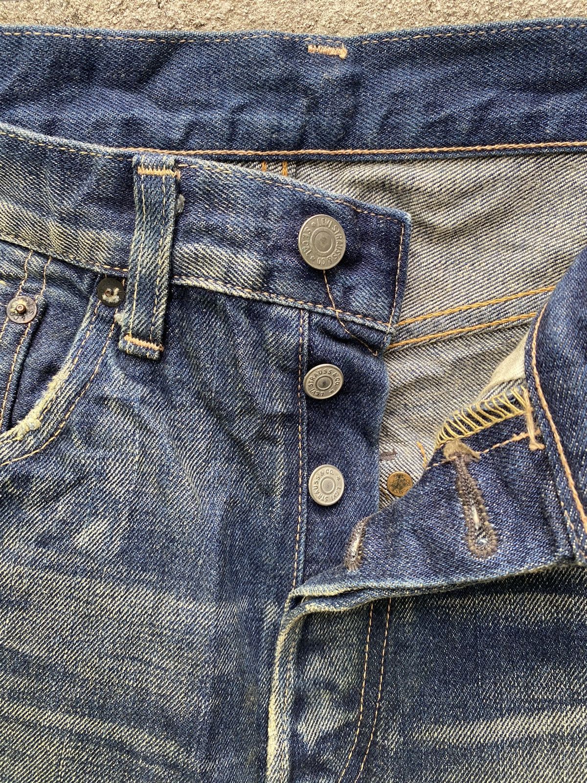Levi's Vintage Clothing Vintage Levi’s 501xx Big E Selvedge Jeans Made in Japan Size US 31 - 10 Thumbnail
