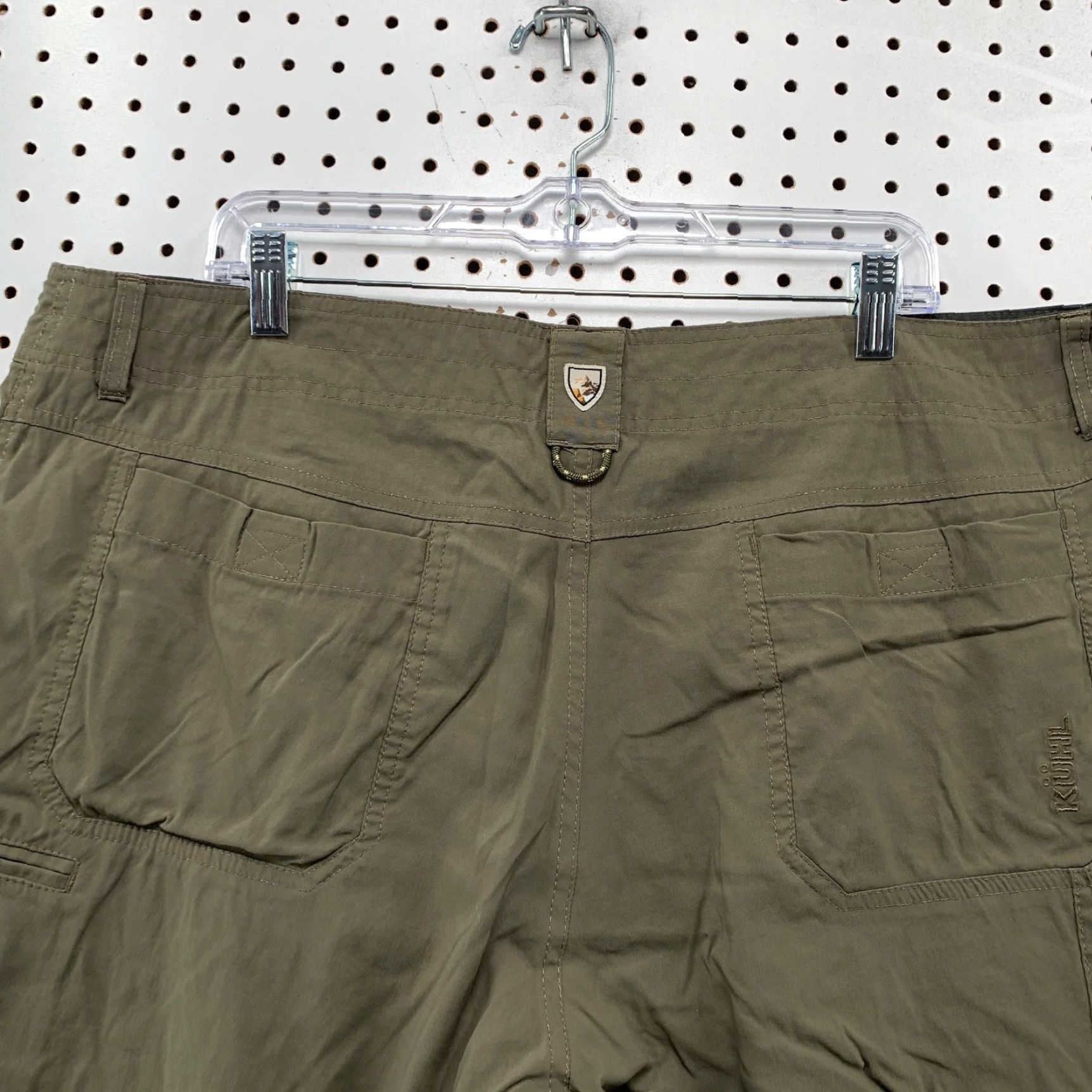 Olive KUHL Renegae Cargo Shorts Olive Green Mens Size 40x11 Outdoor Hike Size US 40 / EU 56 - 7 Thumbnail