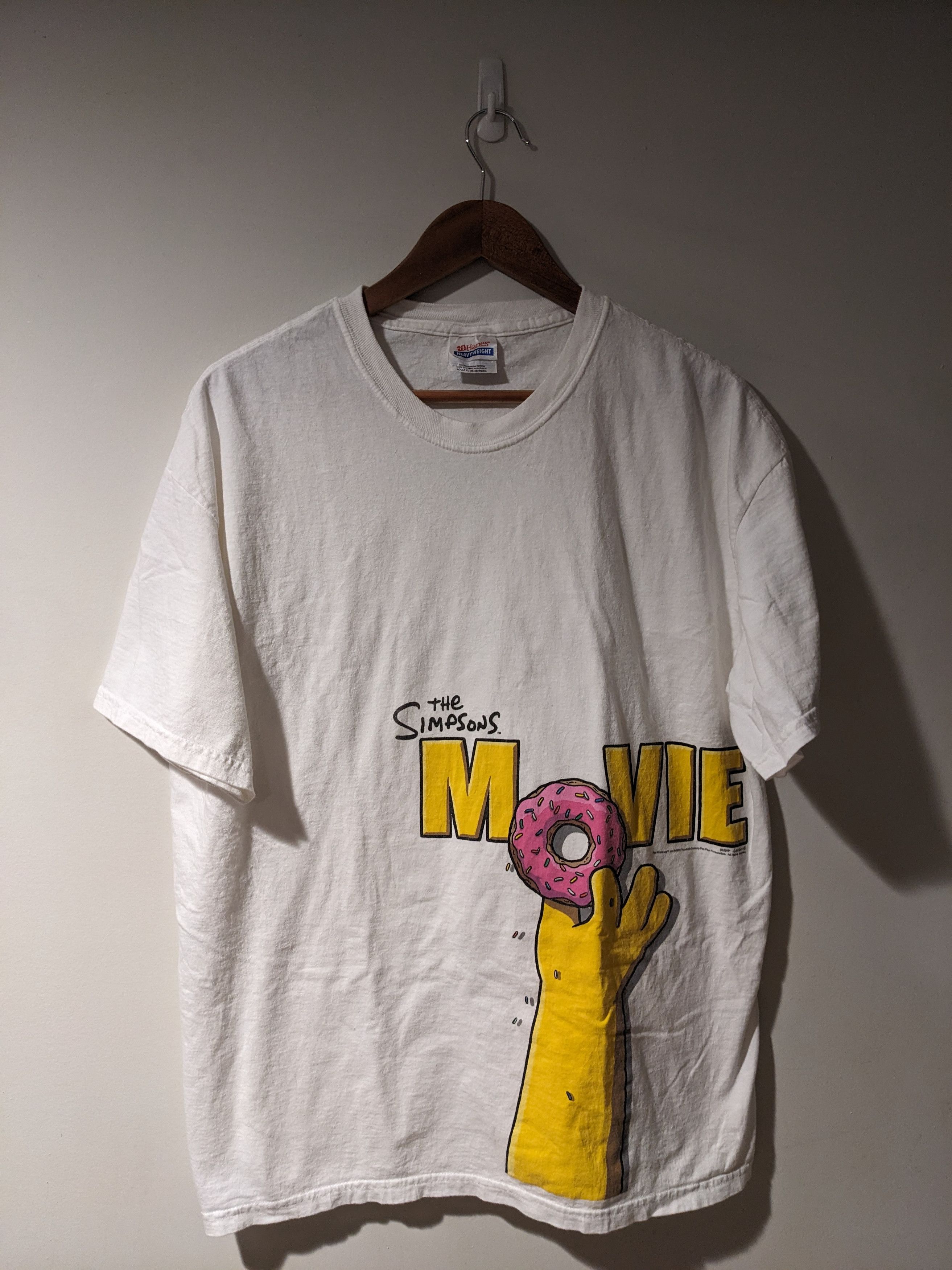 Vintage Vintage 2000 The Simpson Movie Promo Donut X-Large T-Shirt Size US XL / EU 56 / 4 - 1 Thumbnail