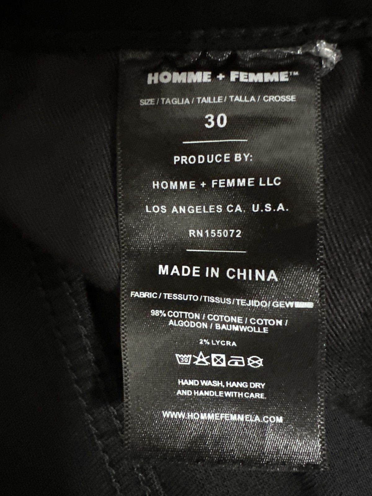 Homme + Femme La Homme+Femme La Denim Jeans Size US 30 / EU 46 - 6 Thumbnail