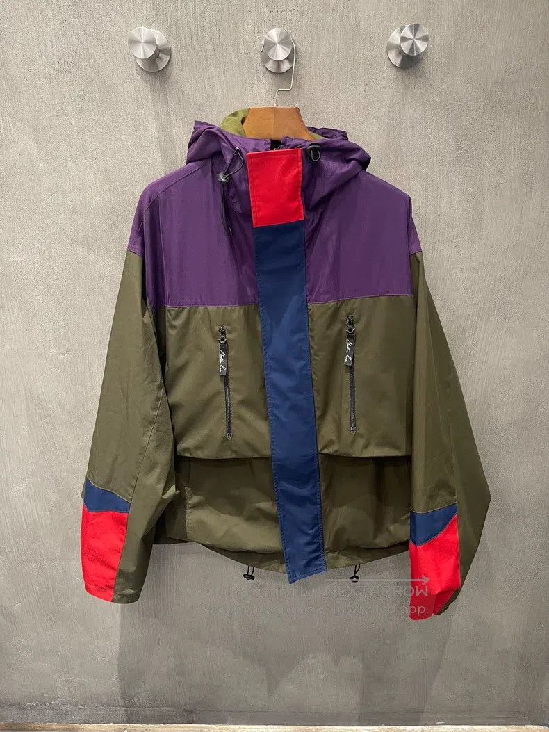 Martine Rose Show Model Patchwork Windbreaker