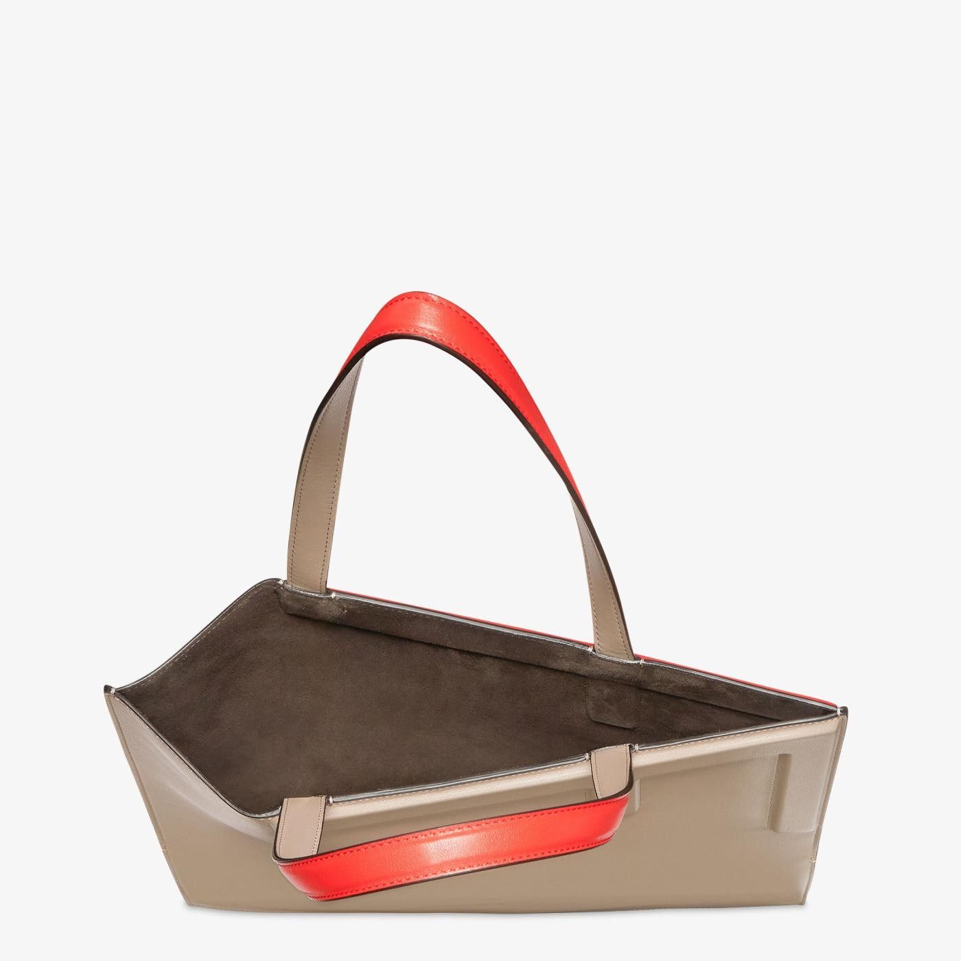 Fendi o1s1wg111224 Size: OS / Flip Large Bag in Orange & Beige Size ONE SIZE - 5 Thumbnail