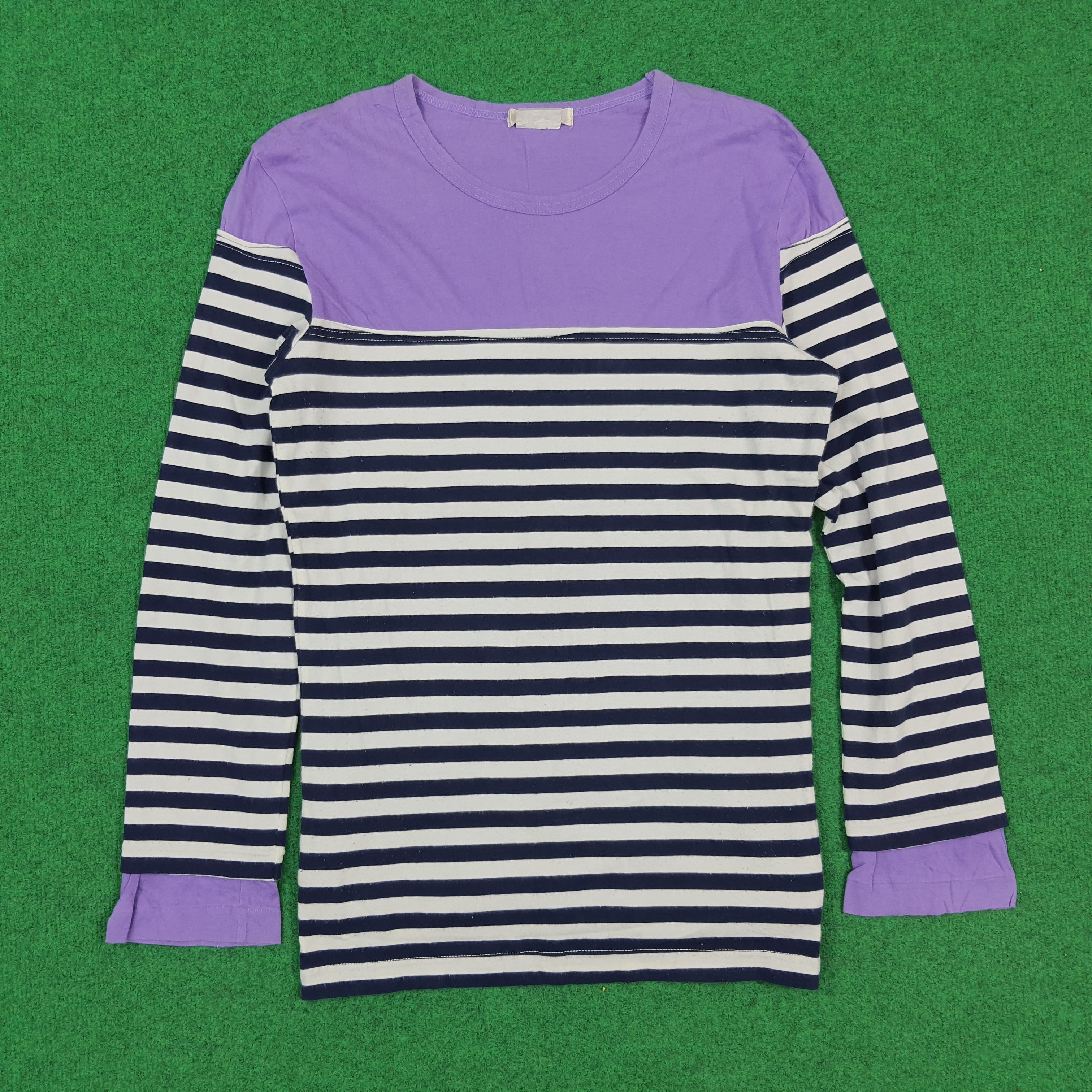 Comme des Garcons Vintage Comme Des Garcons Striped Layered Shirt C301N26 Size S / US 4 / IT 40 - 1 Thumbnail