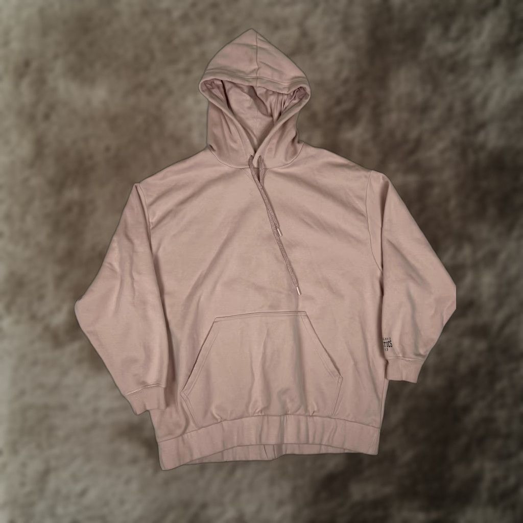 Fabletics Fabletics Hoodie Women XL Pink Pullover Fleece Kangaroo Pocket Logo Sweatshirt Size XL / US 12-14 / IT 48-50 - 1 Thumbnail