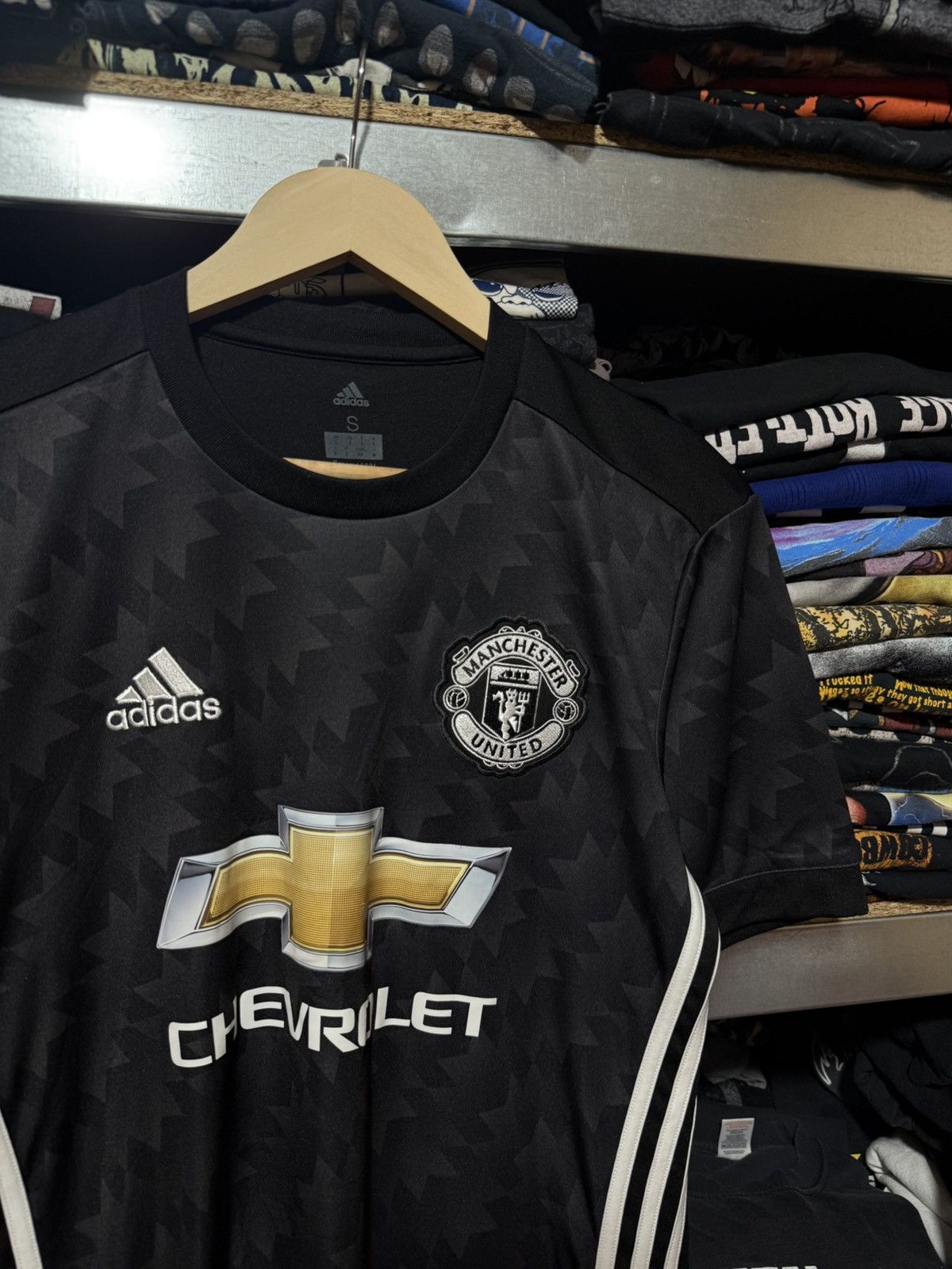 Adidas Adidas Manchester United 2017 2018 Away Soccer Jersey Size US S / EU 44-46 / 1 - 4 Thumbnail