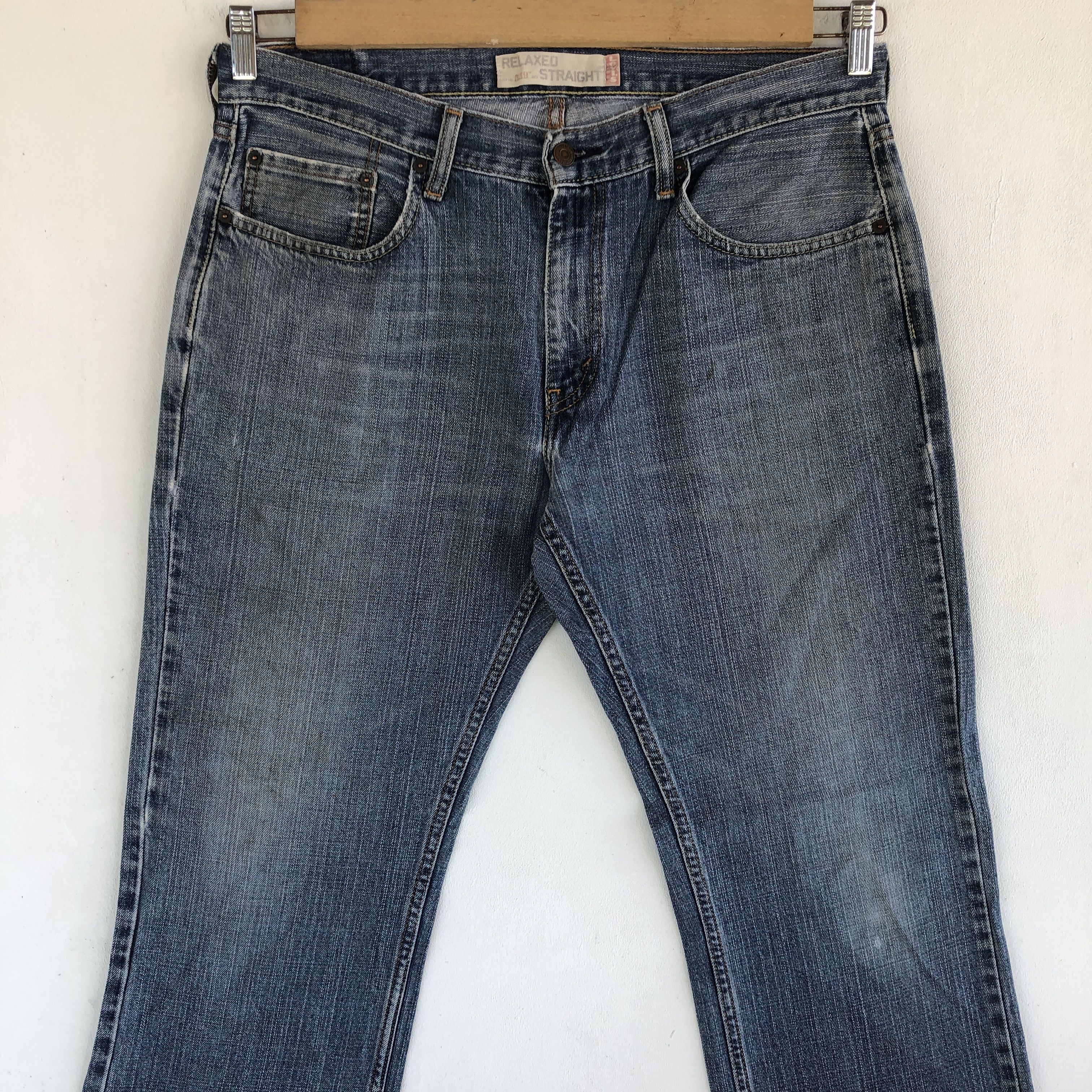 Levi's Vintage Levis Faded Jeans Levi's 559 Light Wash Denim Size US 34 / EU 50 - 3 Thumbnail