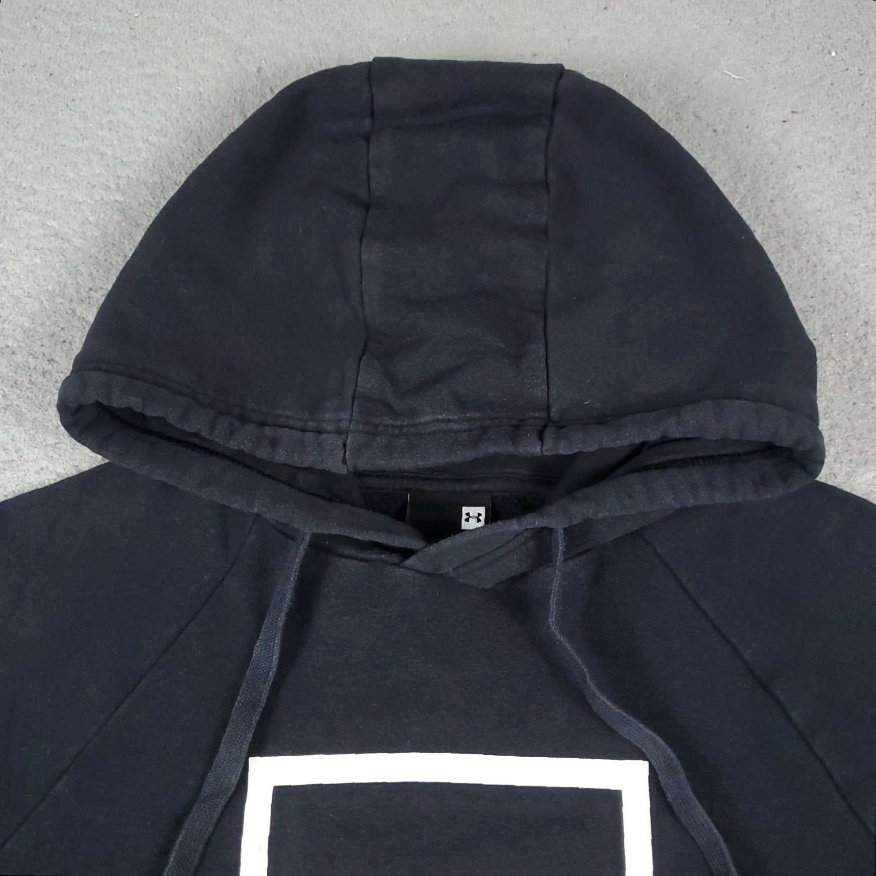 Under Armour Under Armour Hoodie Mens Medium Black Pullover Sweatshirt Sweatshirt Hoodie Sports Modern American Logo Pattern Solid Knit Size US M / EU 48-50 / 2 - 3 Thumbnail