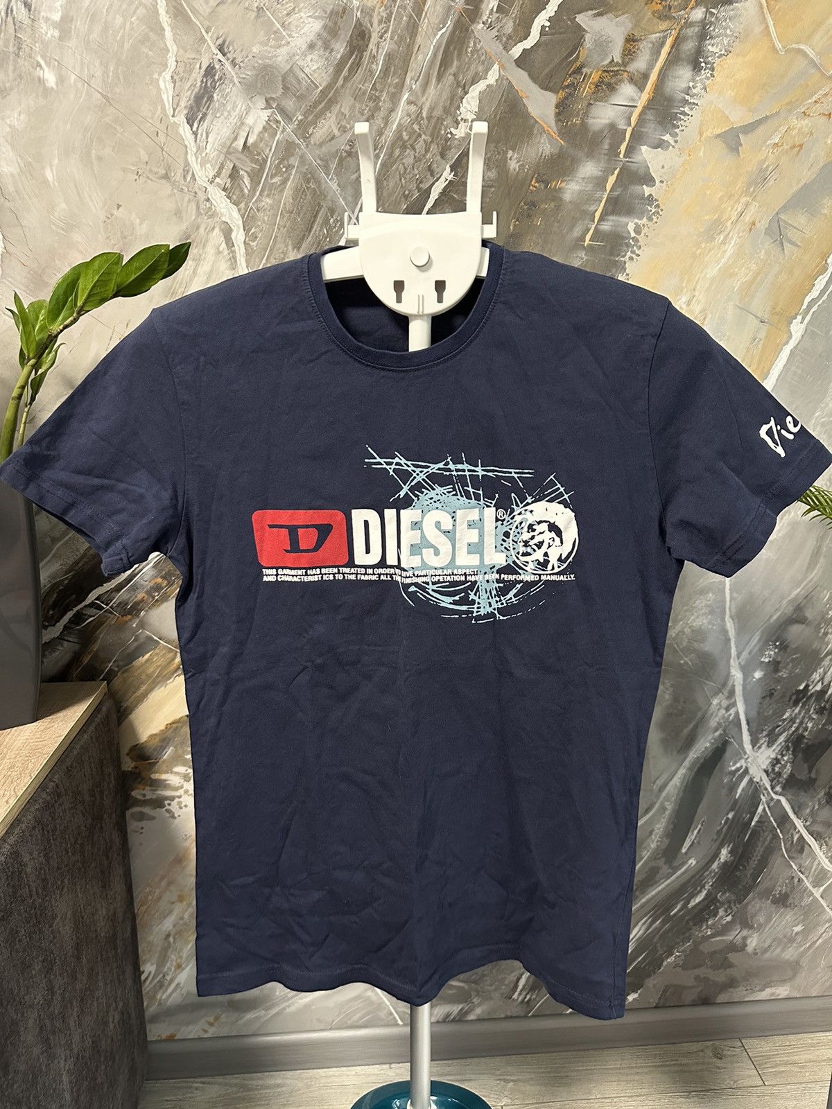 Diesel 🔥 Diesel Spell Out Big Logo T-Shirt Vintage 90s Tee Size US L / EU 52-54 / 3 - 1 Thumbnail
