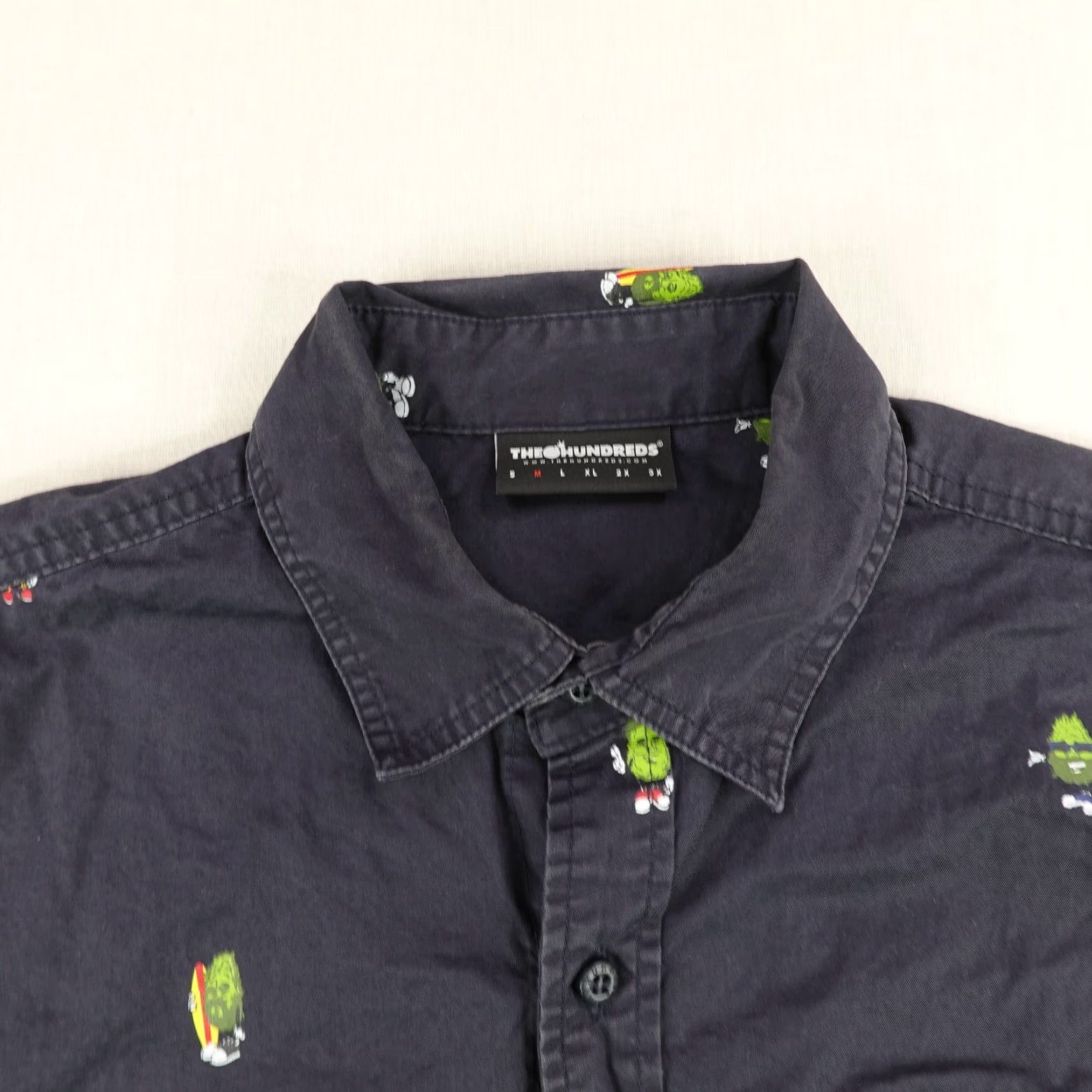 The Hundreds The Hundreds Shirt Mens Medium Black Crazin Weed California Raisins Nugs Stoner Size US M / EU 48-50 / 2 - 2 Thumbnail