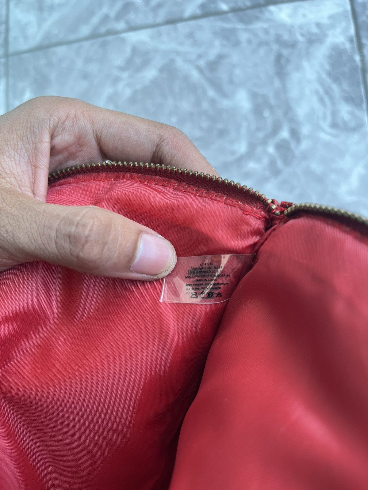 Jean Paul Gaultier Jean Paul Gaultier Red In Glitter Clutch Bag Size ONE SIZE - 8 Thumbnail