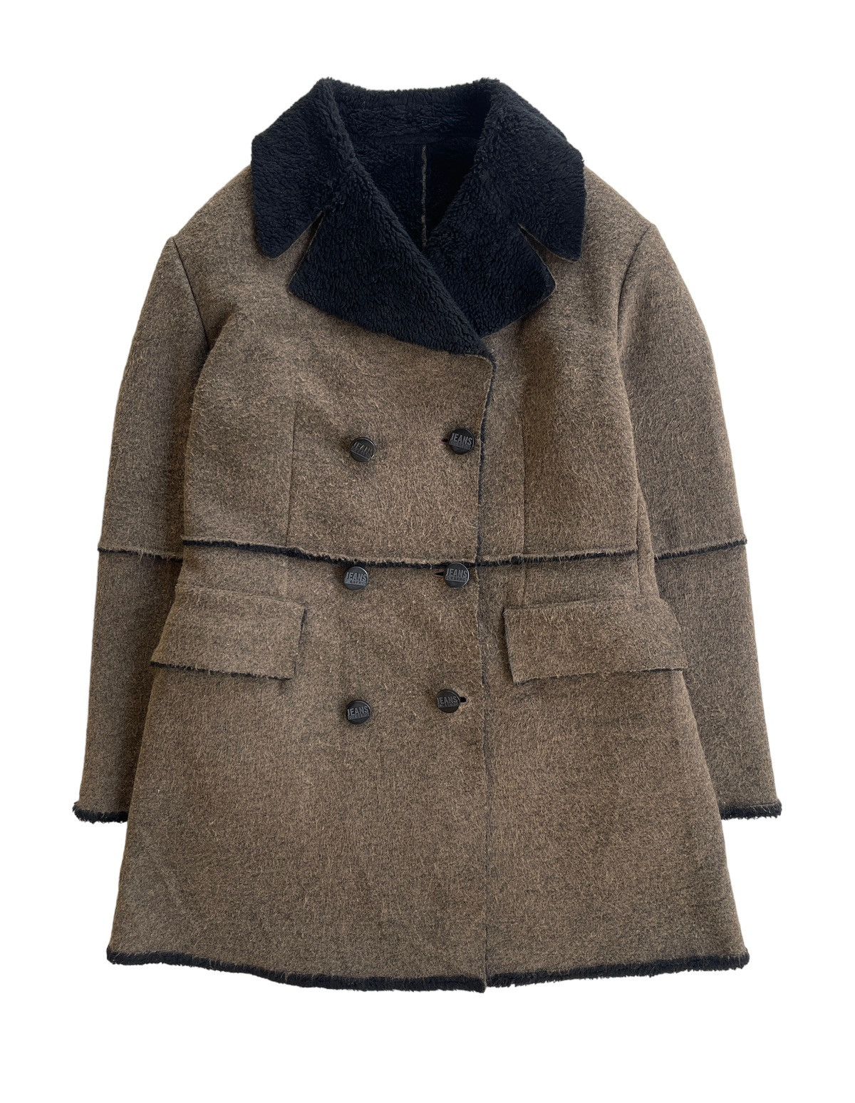 Iceberg Iceberg Wool Double Breasted Sherpa Jacket Size S / US 4 / IT 40 - 3 Thumbnail