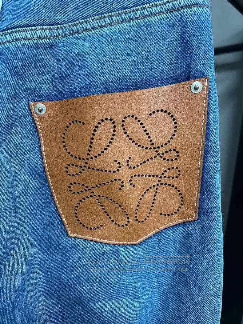 Loewe Loewe Denim Pants with Signature Leather Patch. Size US 34 / EU 50 - 4 Thumbnail
