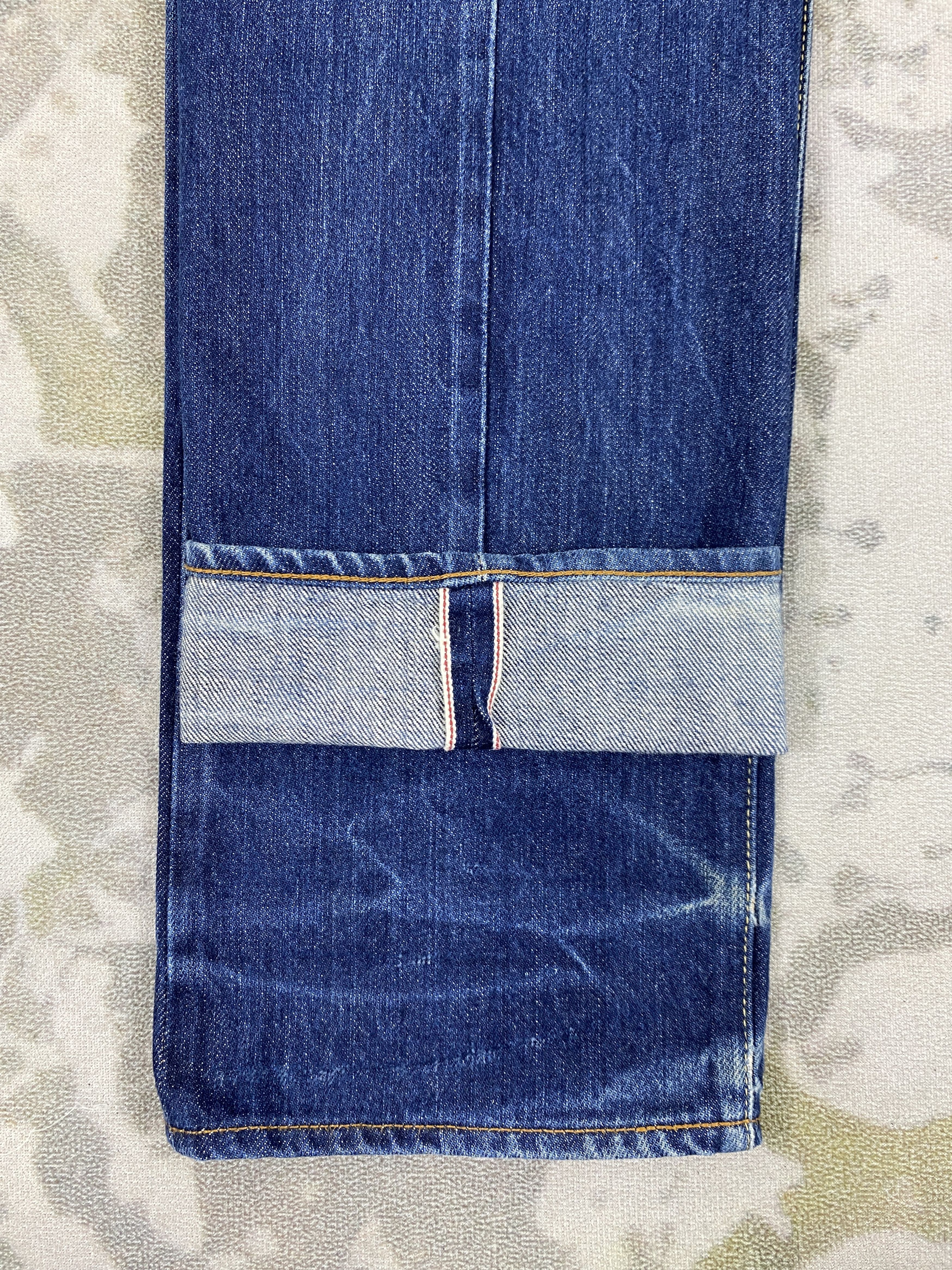 Japanese Brand Redline Japanese Brand Vintage Jeans 35x31.5 Denim- JN3545 Size US 35 - 13 Thumbnail