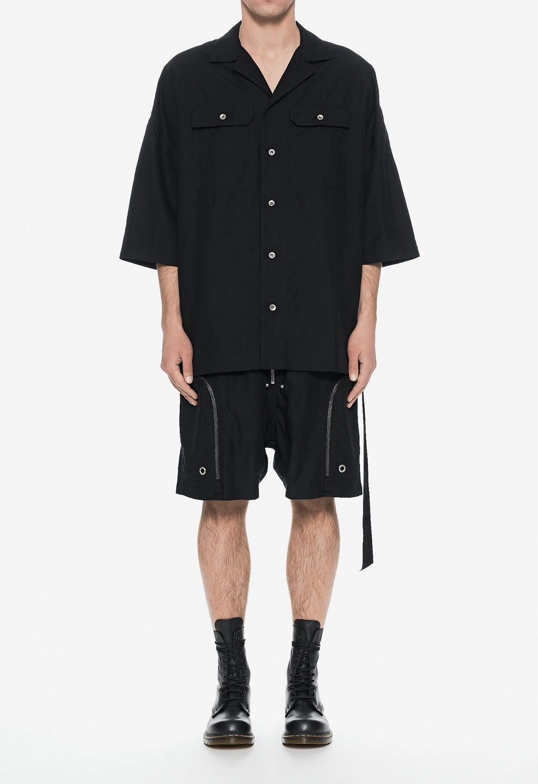 Rick Owens Drkshdw Last Rick Owens Drkshdw Magnum Tommy Shirt in Black Size US M / EU 48-50 / 2 - 4 Thumbnail