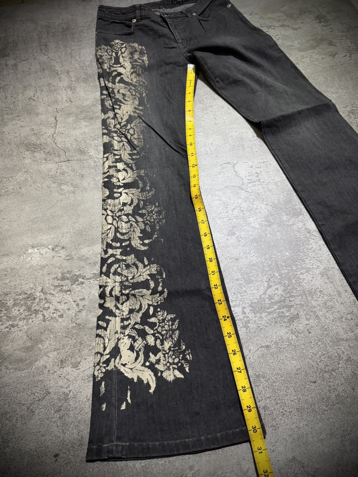 Tornado Mart Y2k Lounie tribal ifsixwasnine poem style bootcut jeans Size US 28 / EU 44 - 16 Thumbnail