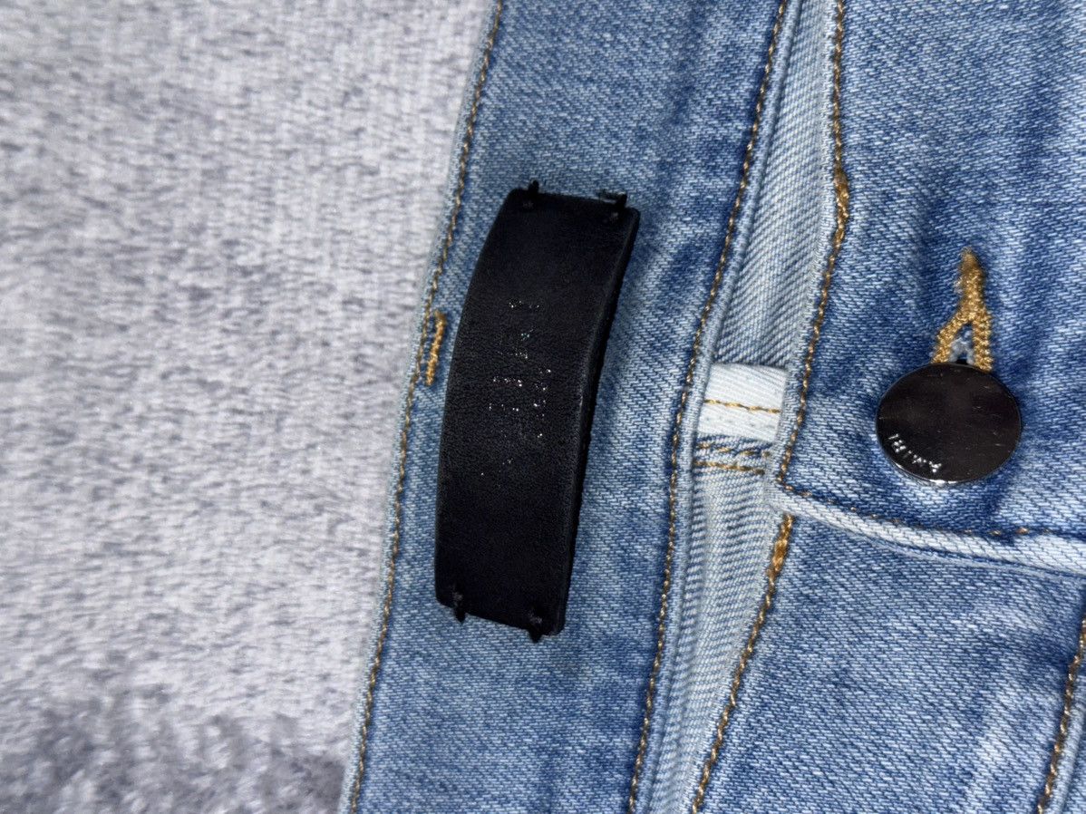 Amiri AMIRI SCRIPT LOGO BLUE JEANS Size US 34 / EU 50 - 14 Thumbnail