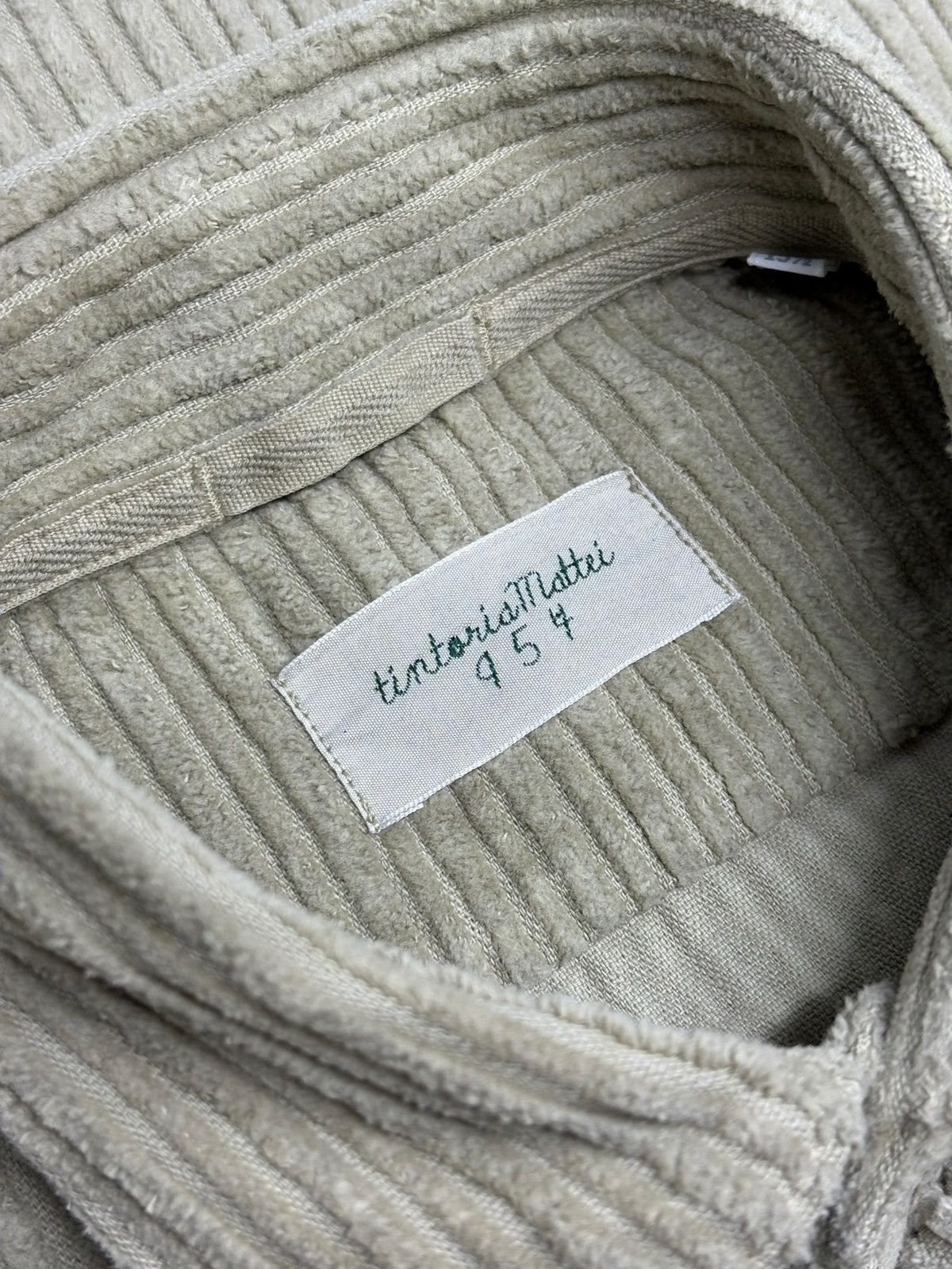 Tintoria Mattei Tintoria Mattei 954 Long Sleeve Corduroy Shirt Luxury Size US M / EU 48-50 / 2 - 17 Thumbnail