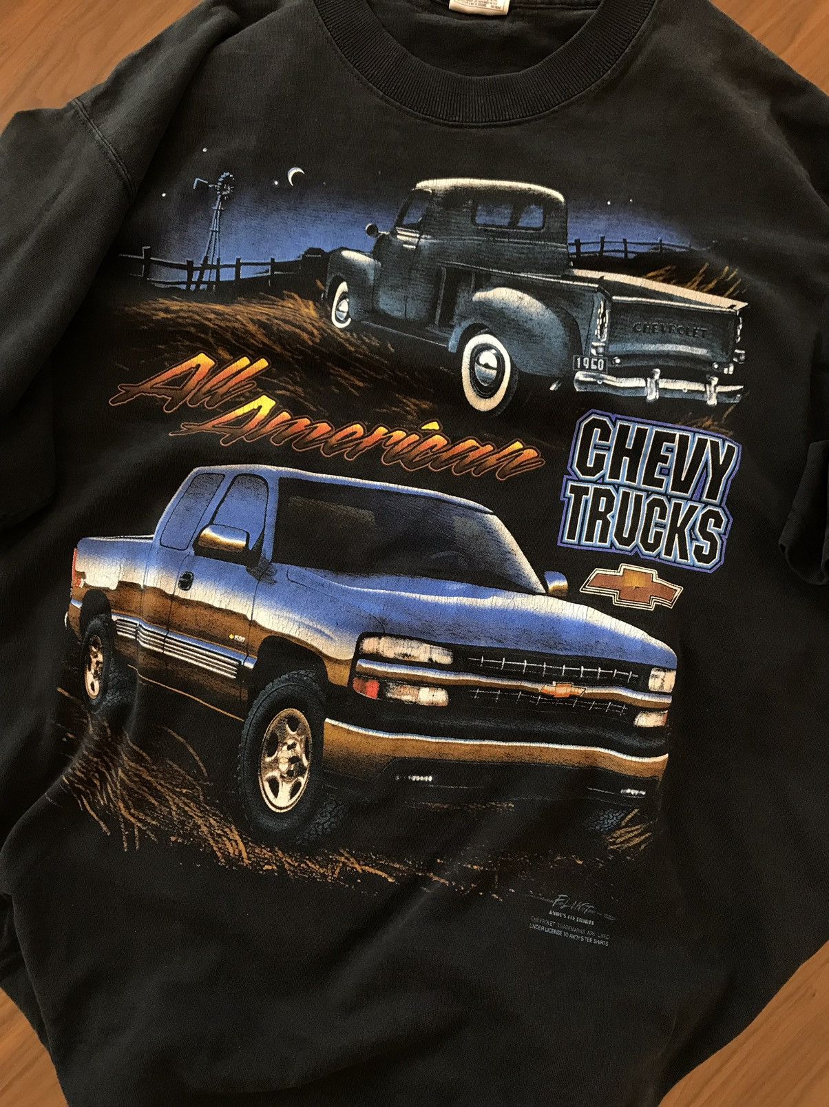 Band Tees Vintage Chevy Tee ( Anoy’s Tee Shirt ) / Car Tee Size US XL / EU 56 / 4 - 2 Thumbnail